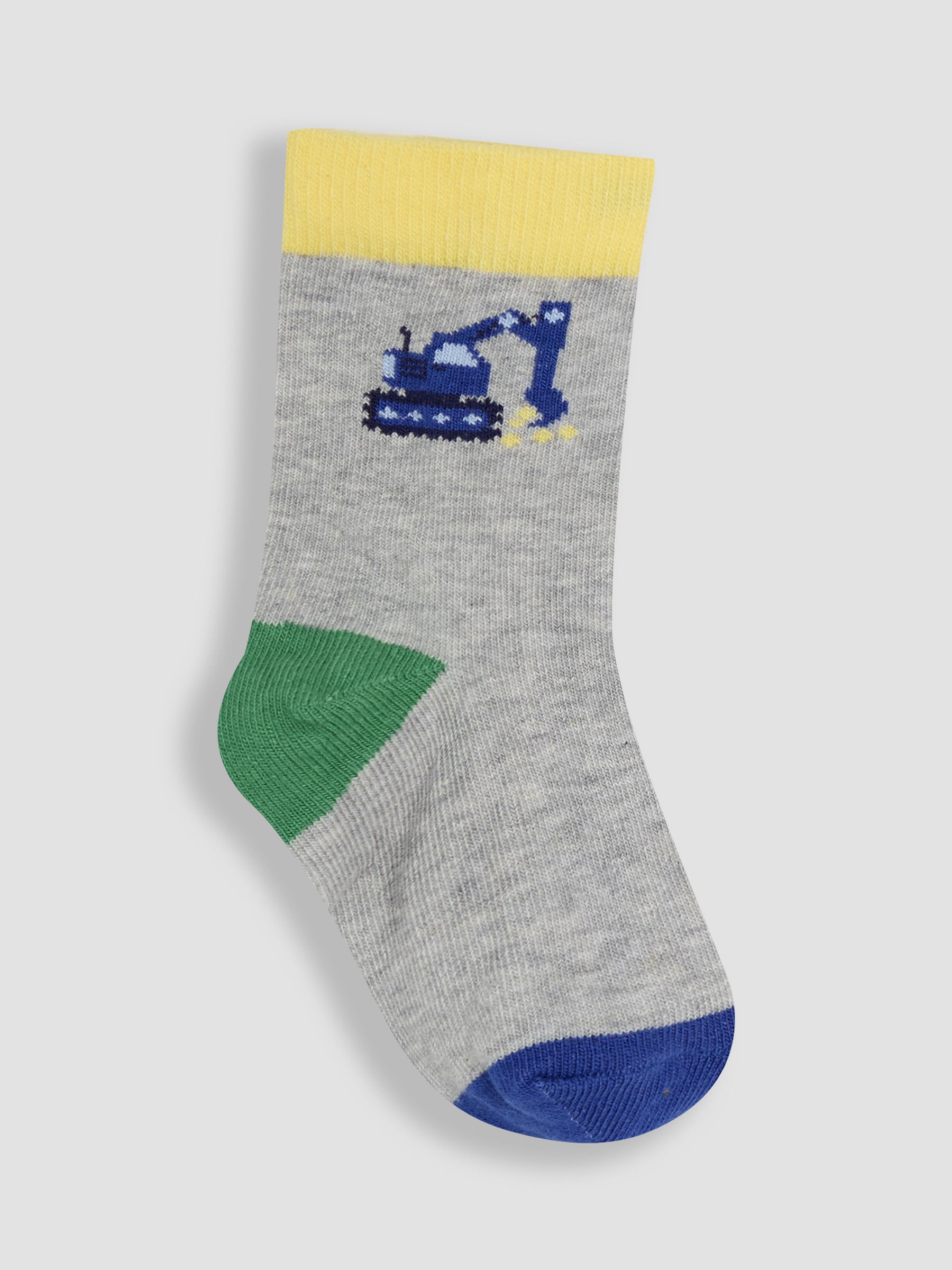 Blue 3-Pack Printed Socks