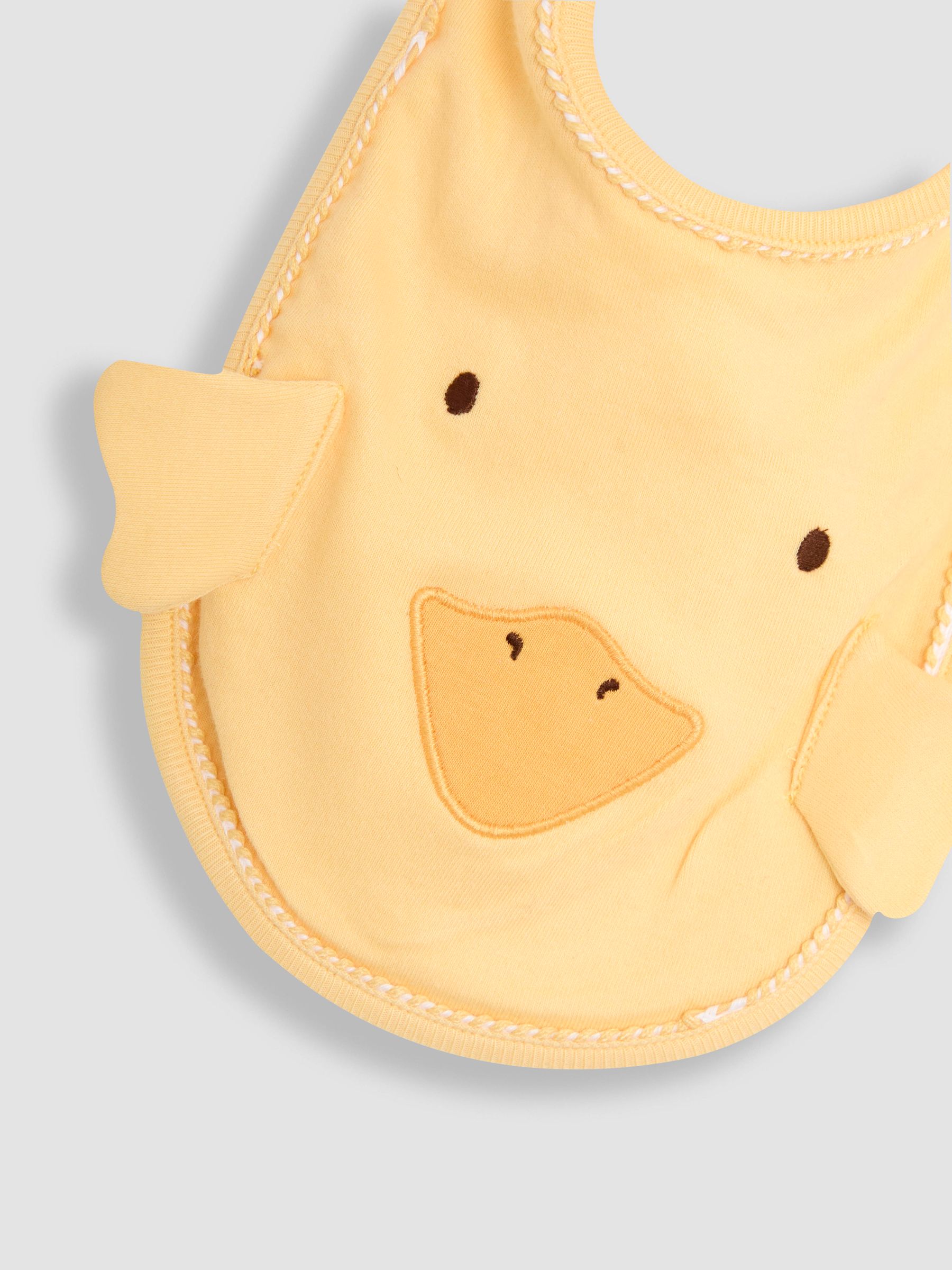 Yellow Baby Character Bib