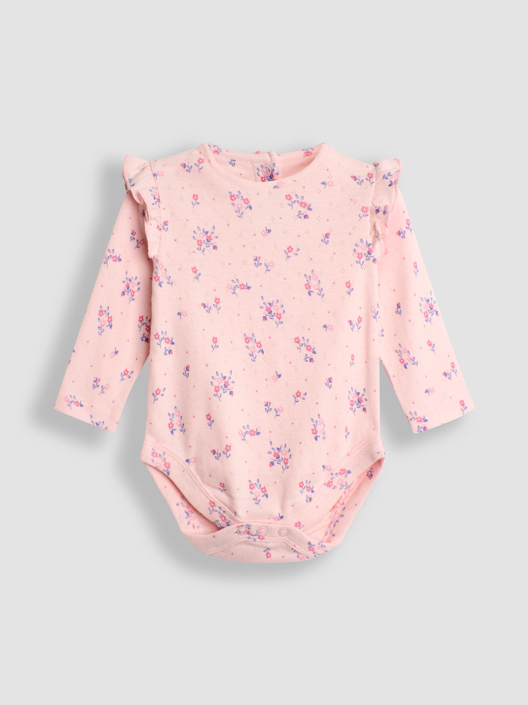 Cream Floral Pointelle Bodies 2 Pack