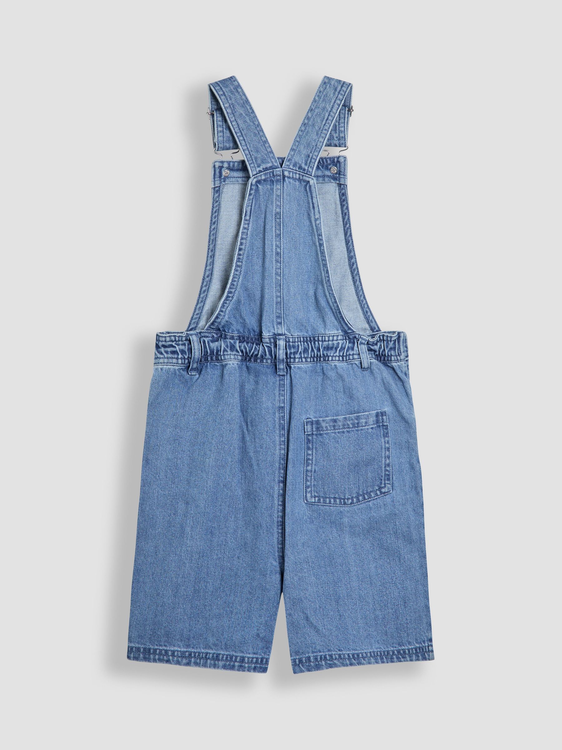 Denim Blue Denim Short Dungarees