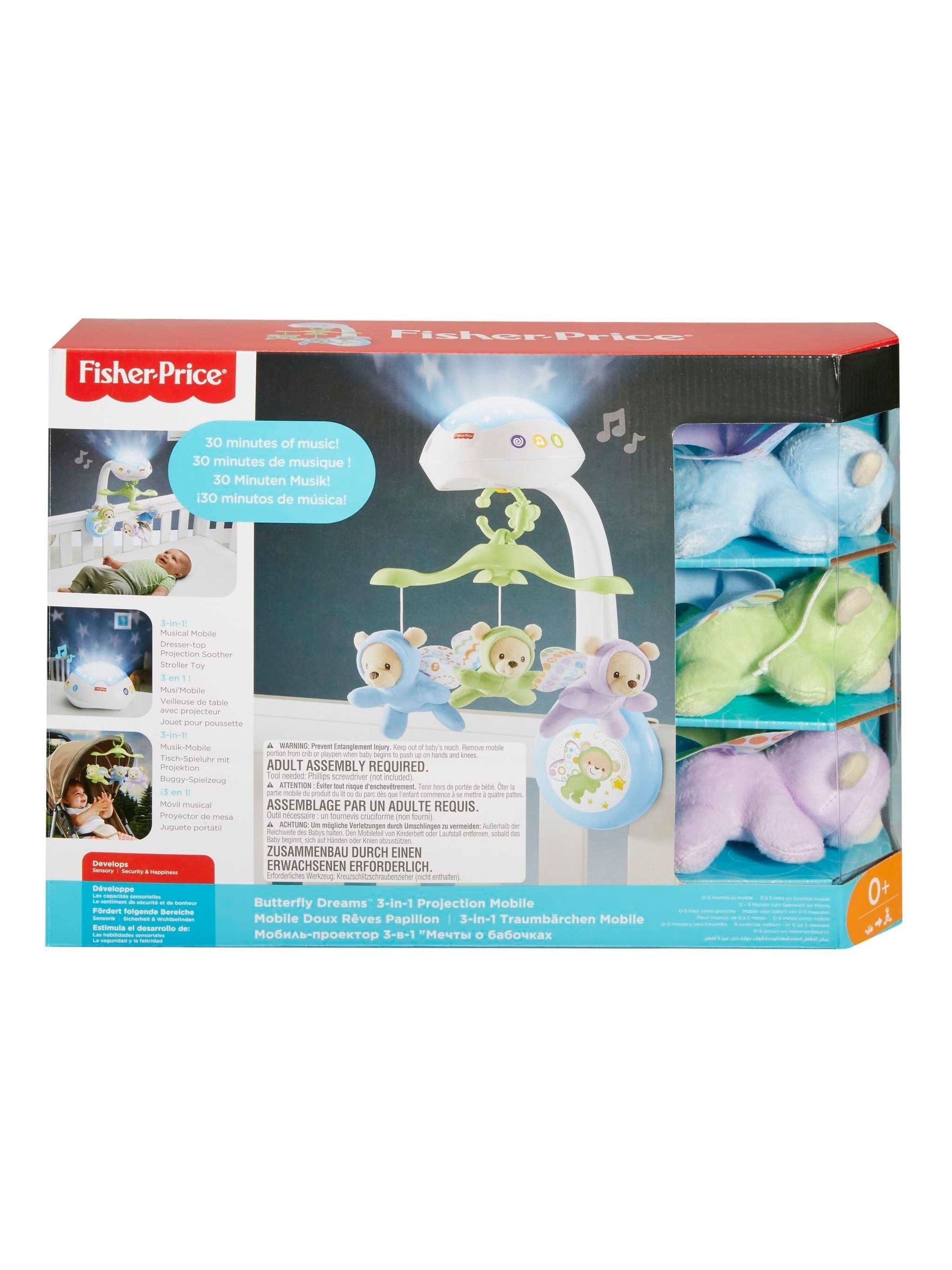 Fisher Price No Colour 3 in 1 Butterfly Dreams Mobile