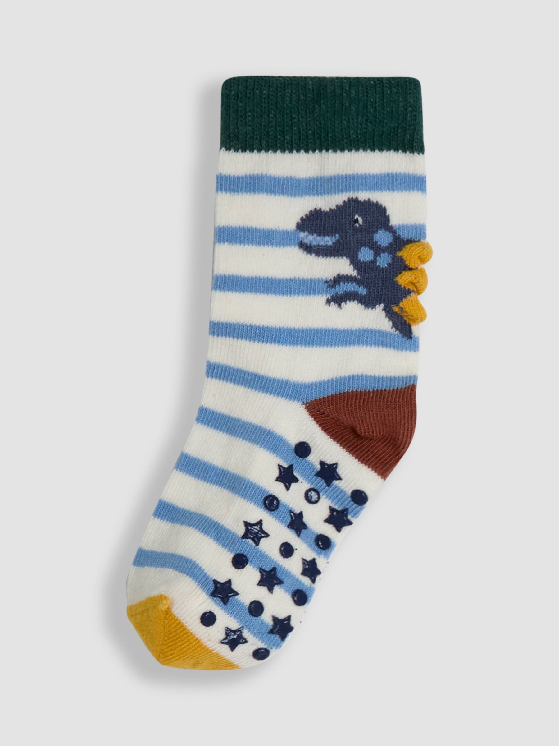 Blue 3-Pack Printed Socks