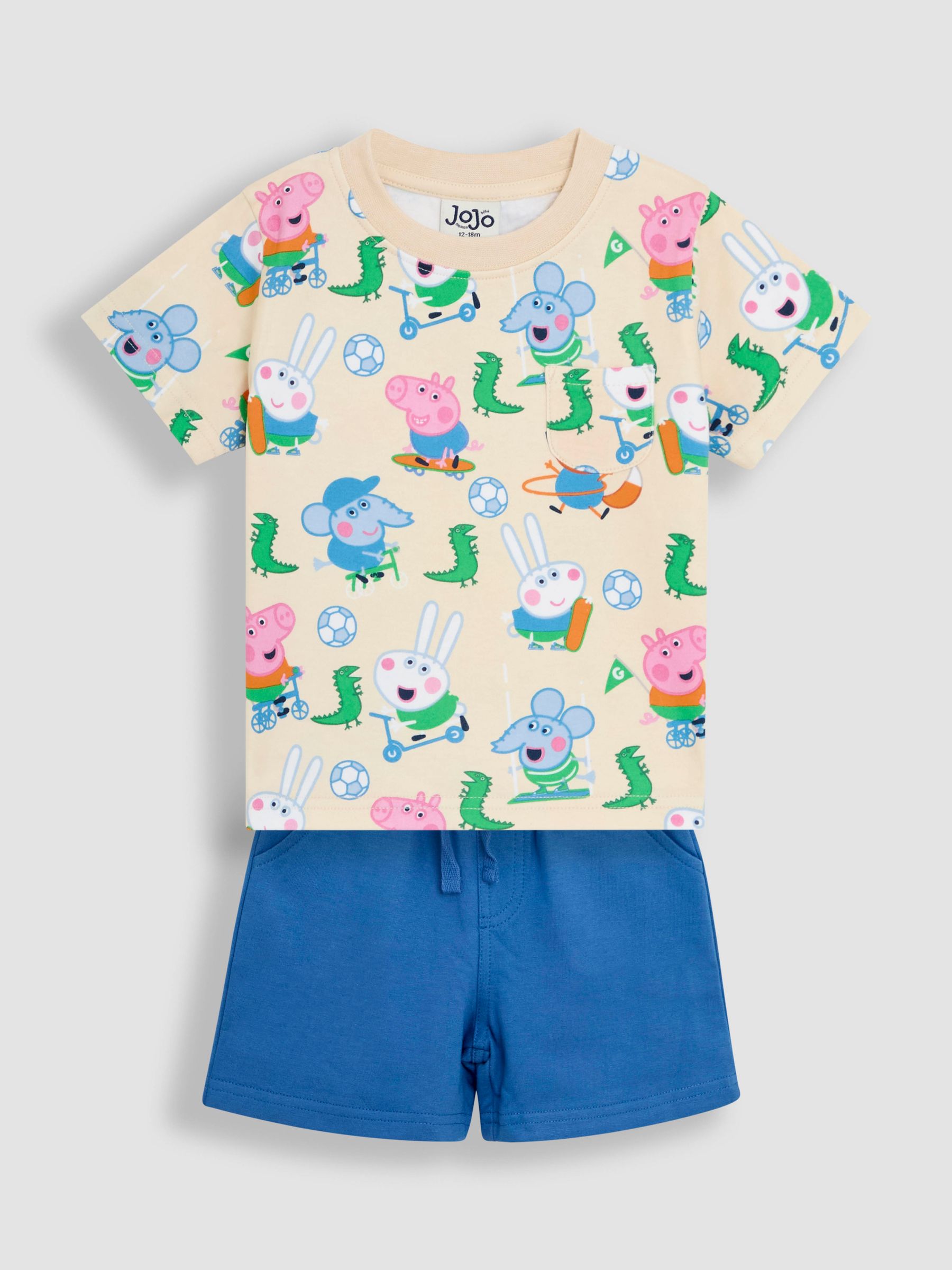 Blue 2-Piece Peppa Pig T-Shirt & Shorts Set