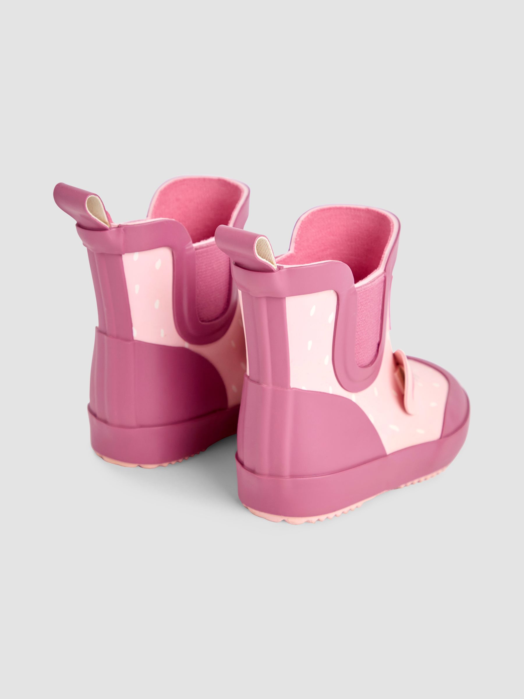 Pink Mouse Character Ankle Wellies