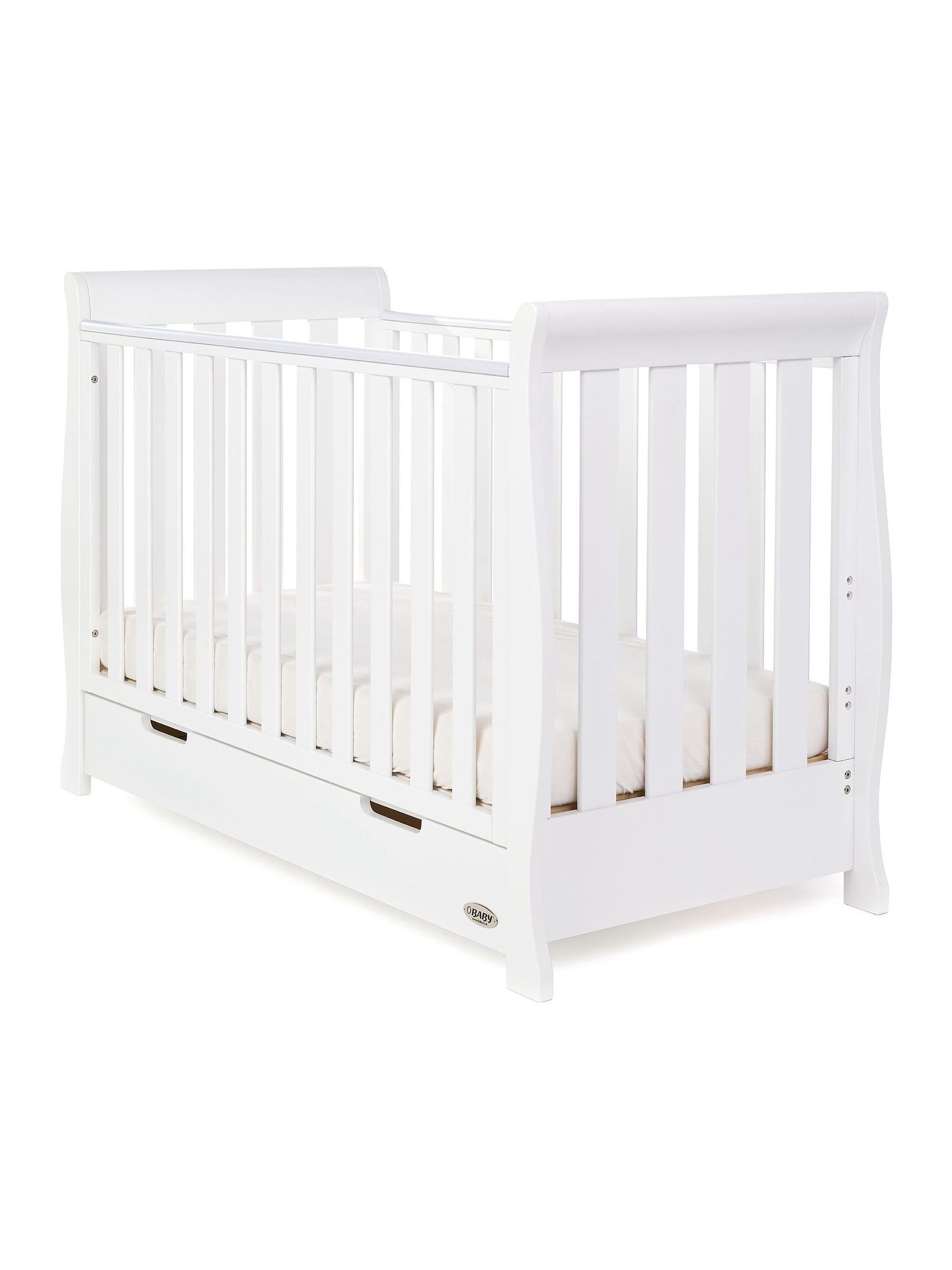 Obaby White Stamford Classic Small Cot Bed