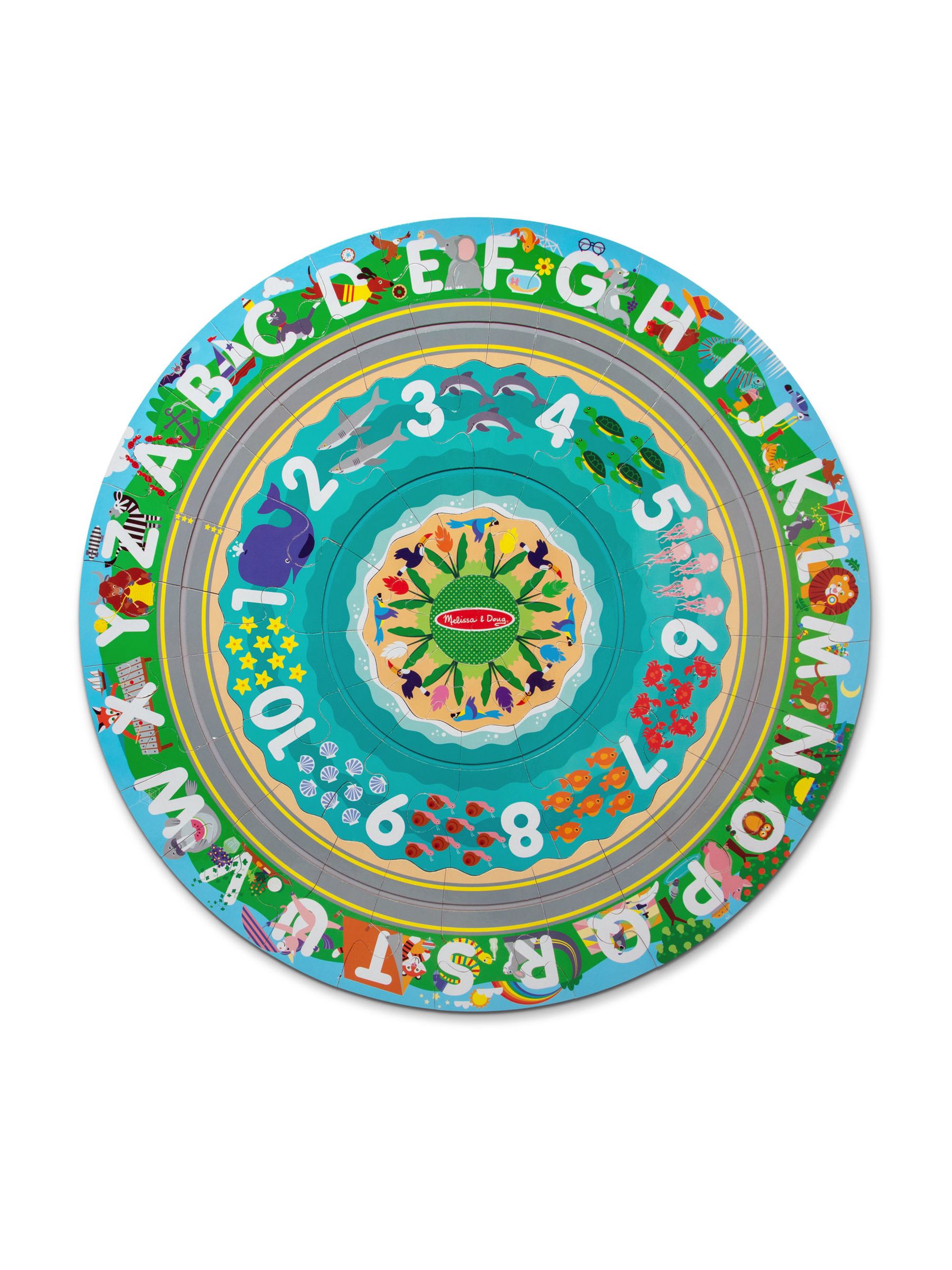 Melissa & Doug Round the Shore Floor Puzzle Play Set