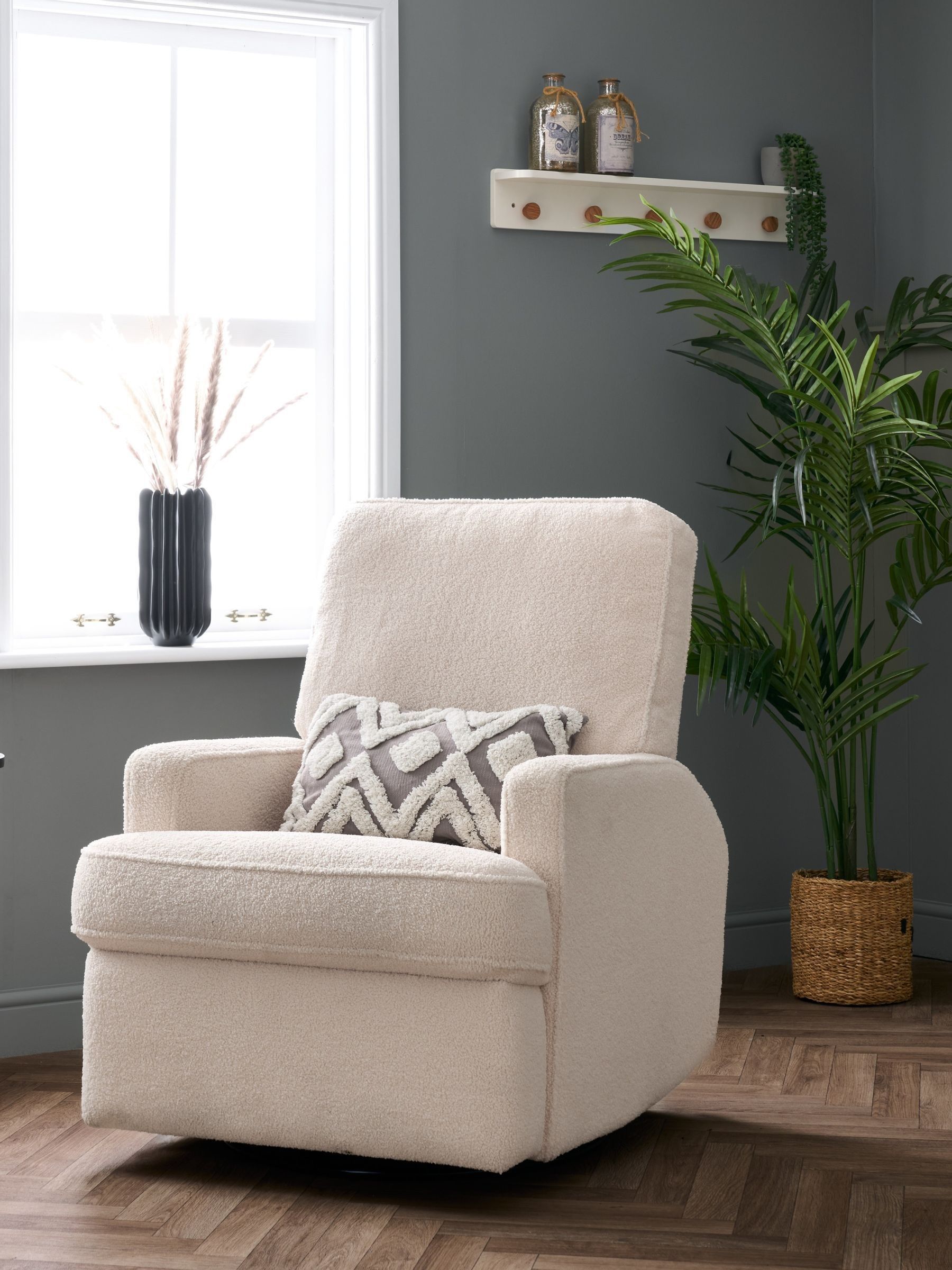 Obaby Ivory Madison Electric Recliner Nursing Chair