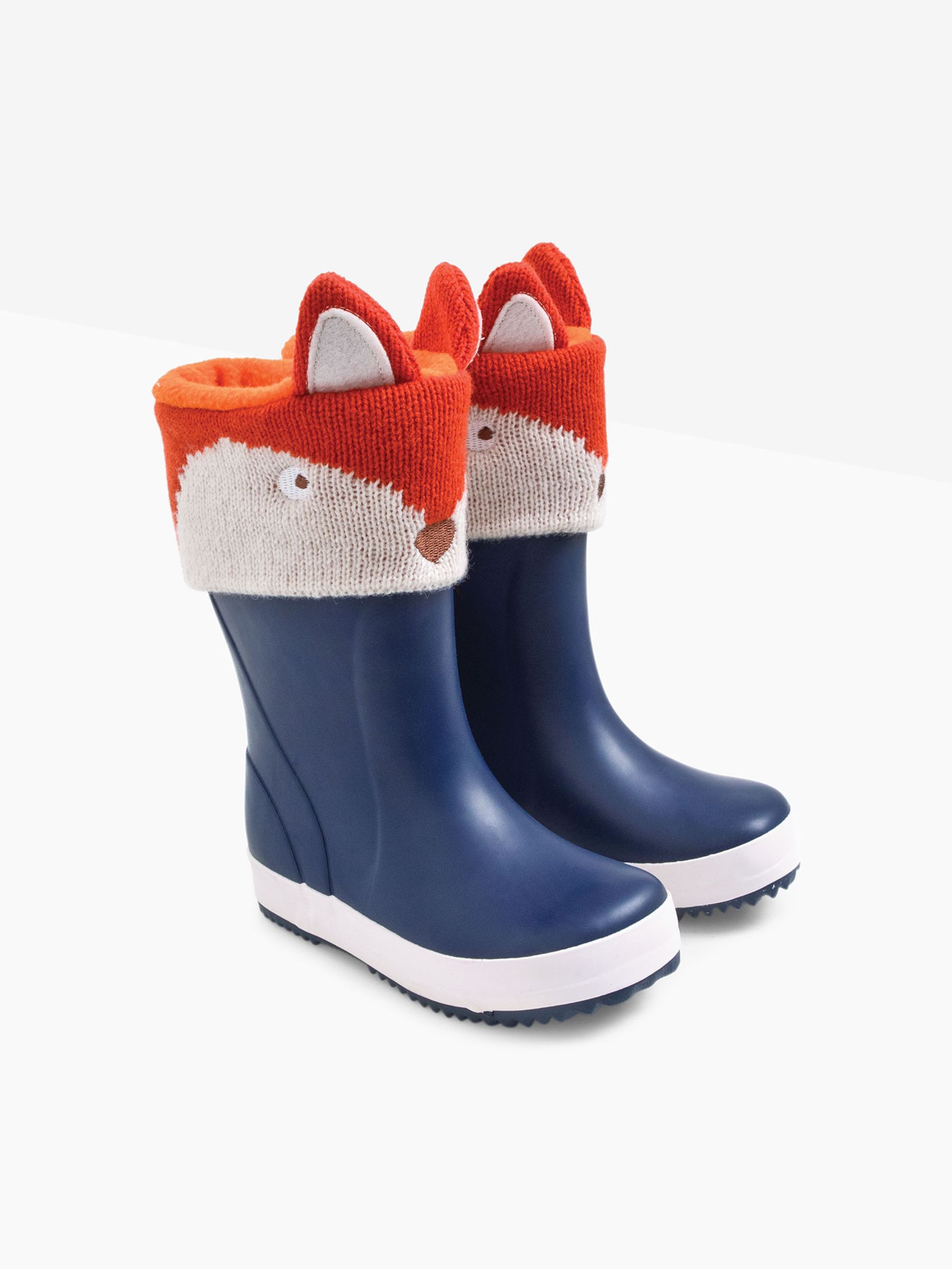 Rust Orange Fox Fox Welly Liners
