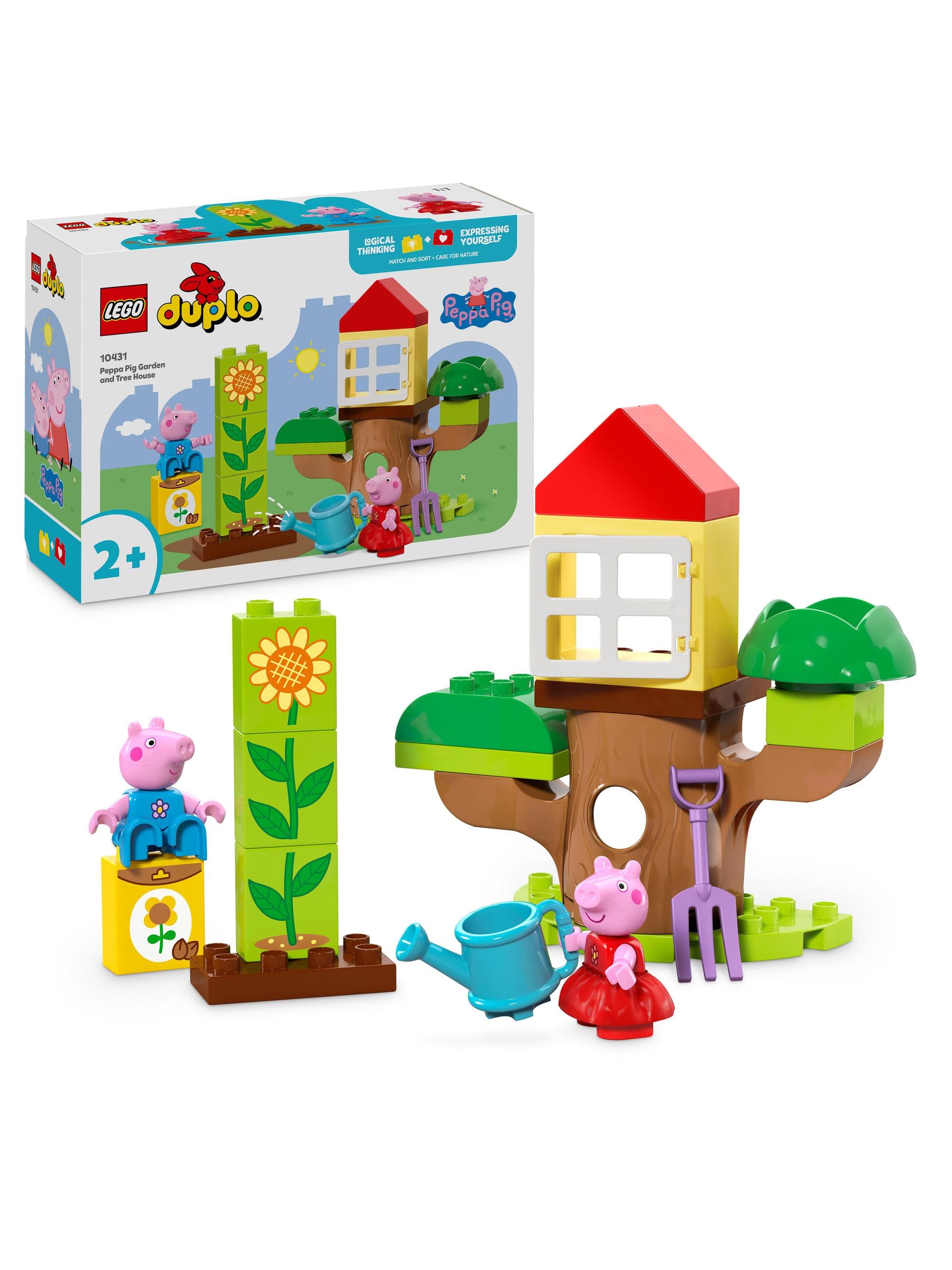 LEGO DUPLO Peppa Pig Garden and Tree House Toy