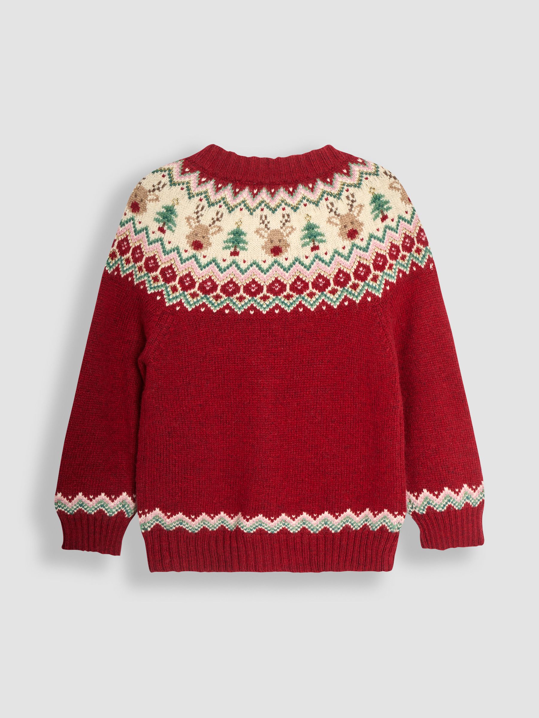 Red Reindeer Christmas Reindeer Cardigan