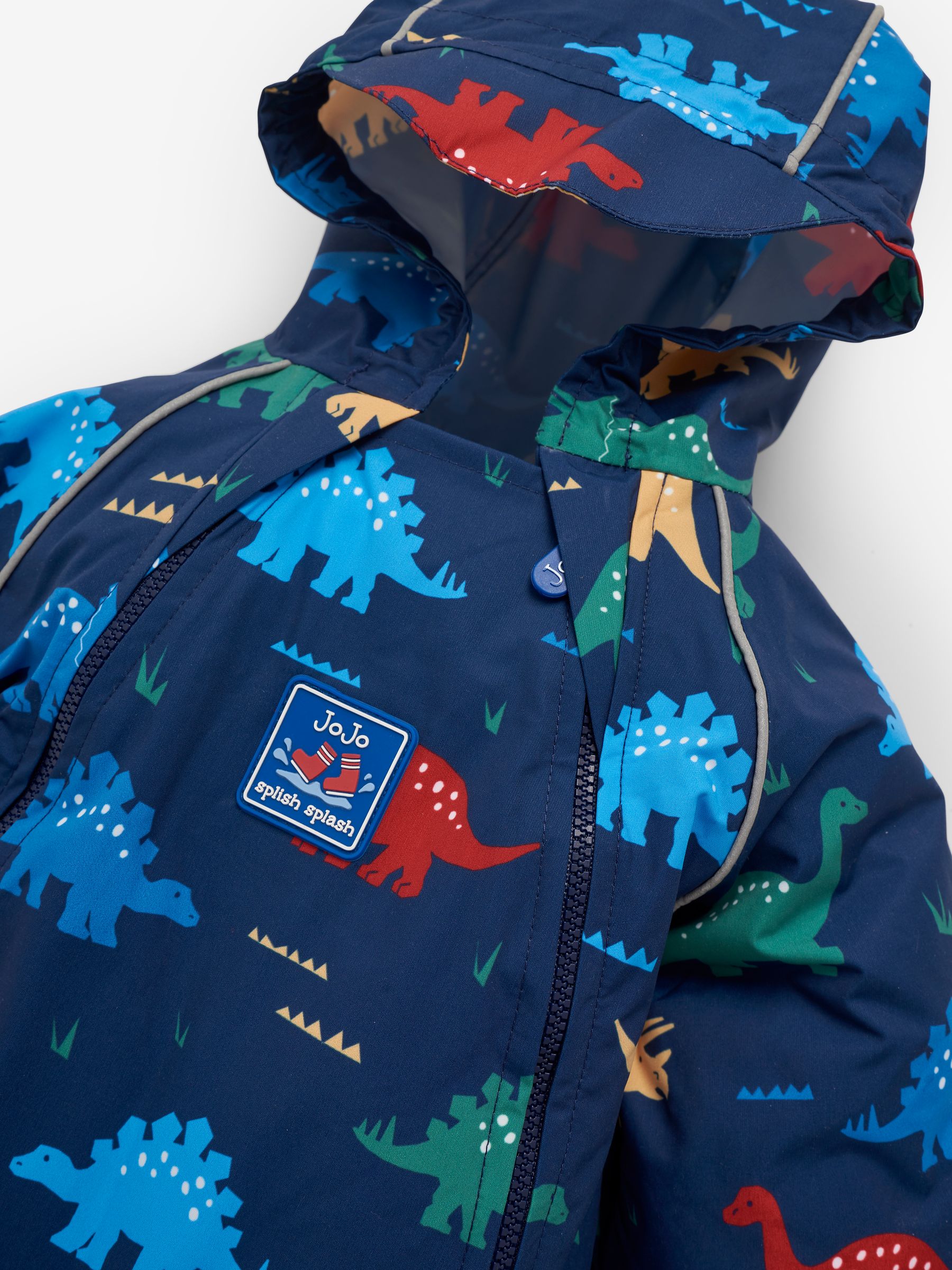 Navy Blue Pack Away Waterproof Puddlesuit