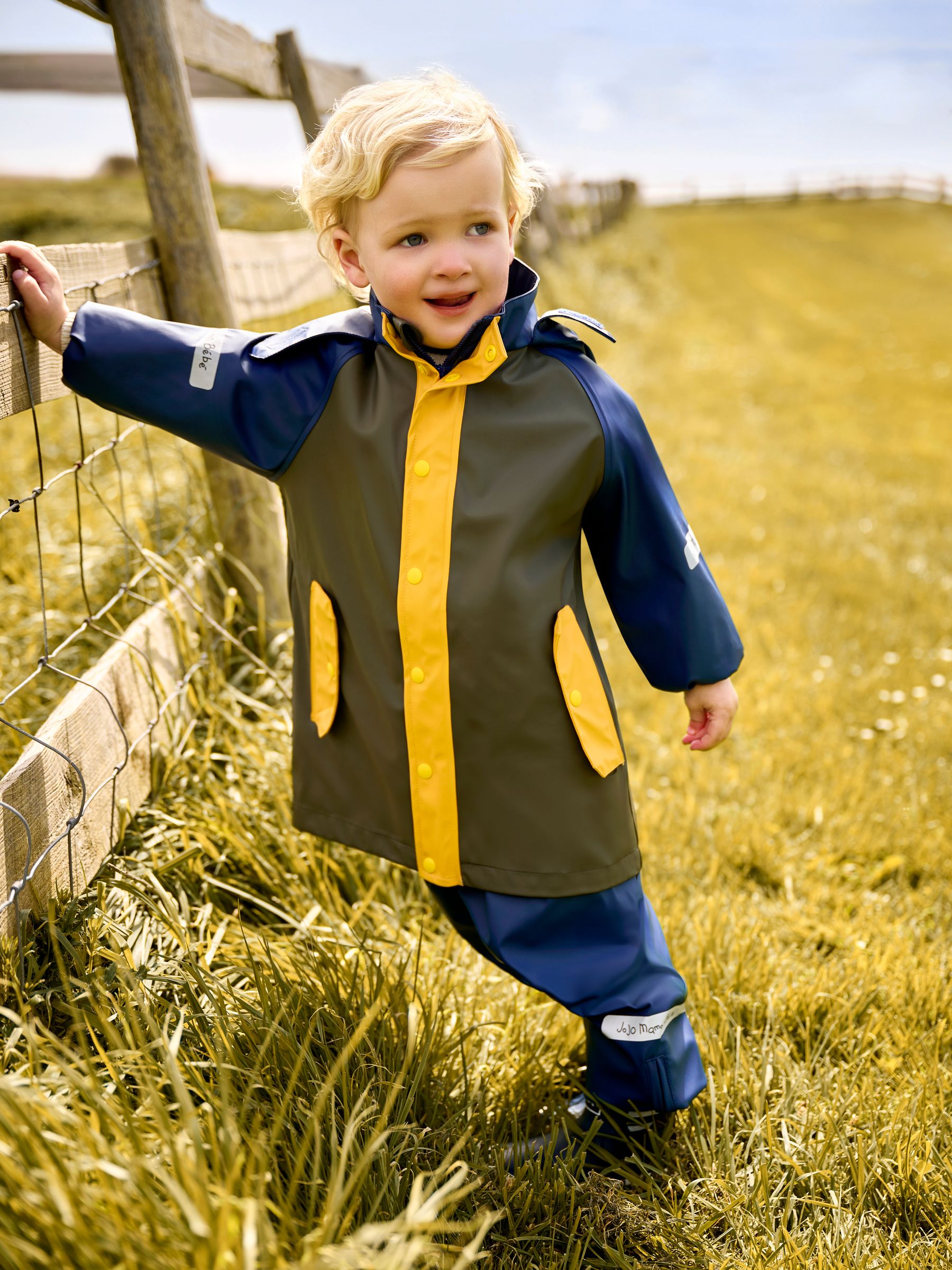 Navy Blue 2 Piece Waterproof Trouser And Jacket Set