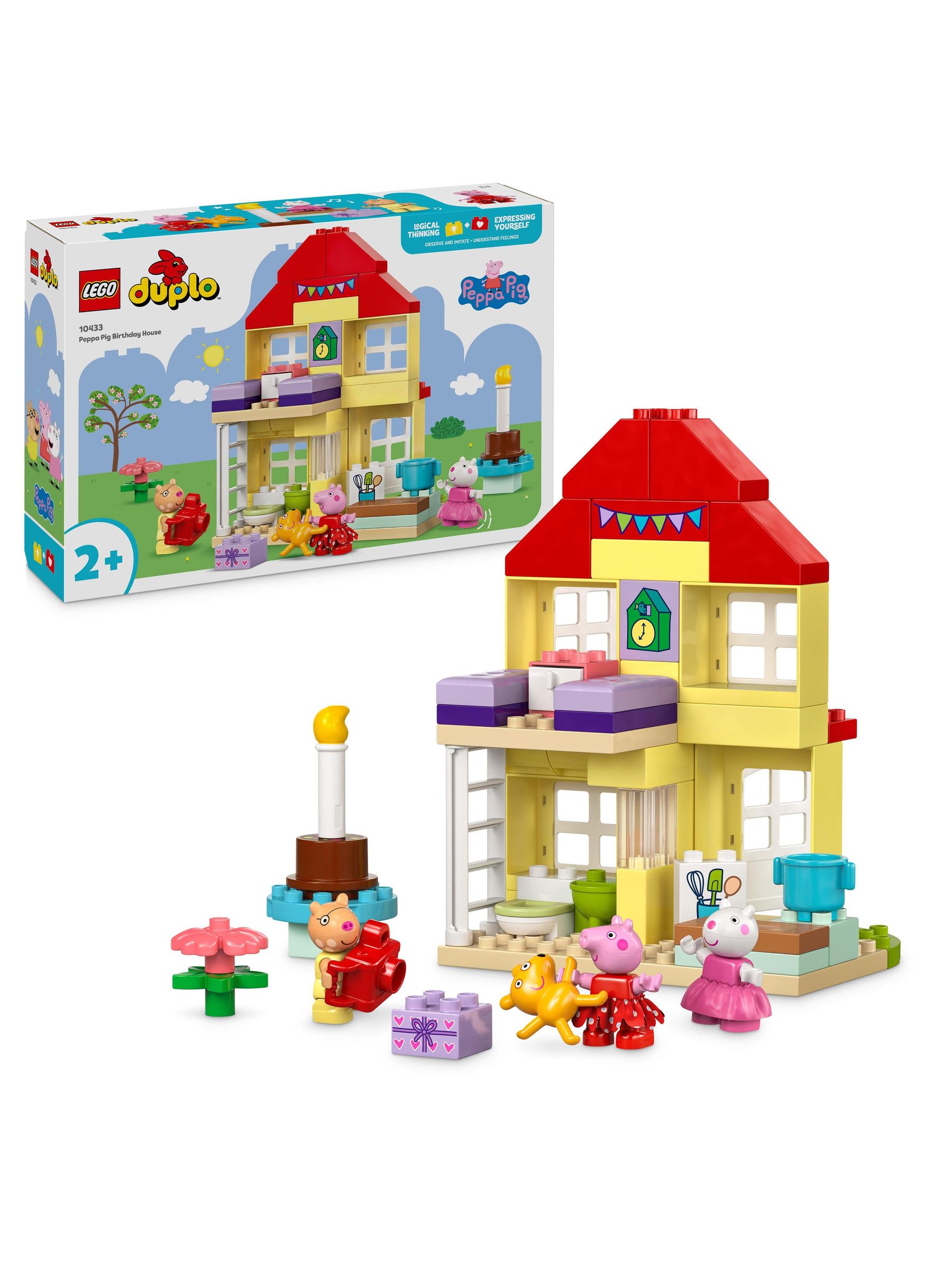 LEGO DUPLO Peppa Pig Birthday House Playset