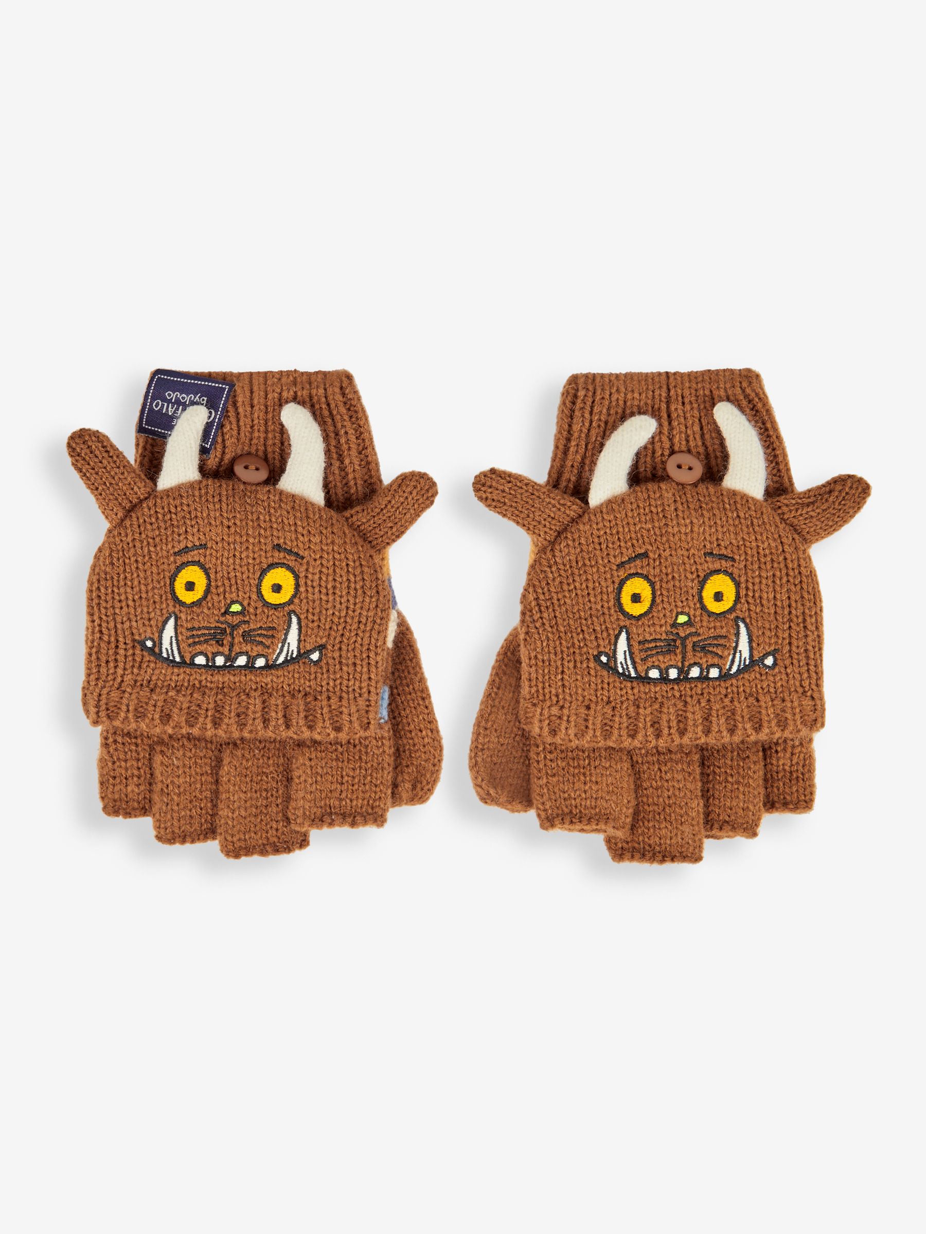 Kids The Gruffalo Gloves in Brown