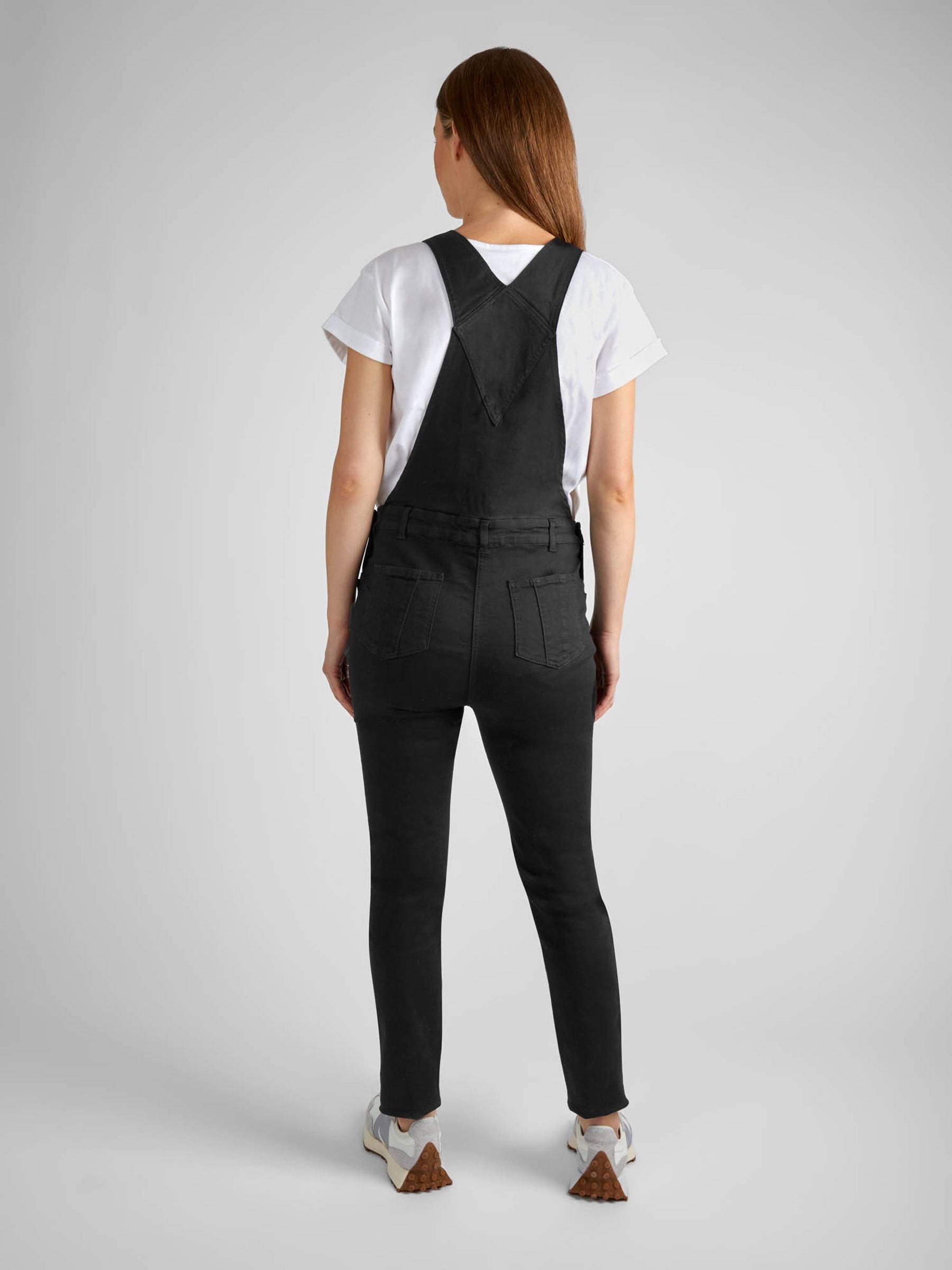 Black Maternity Dungarees