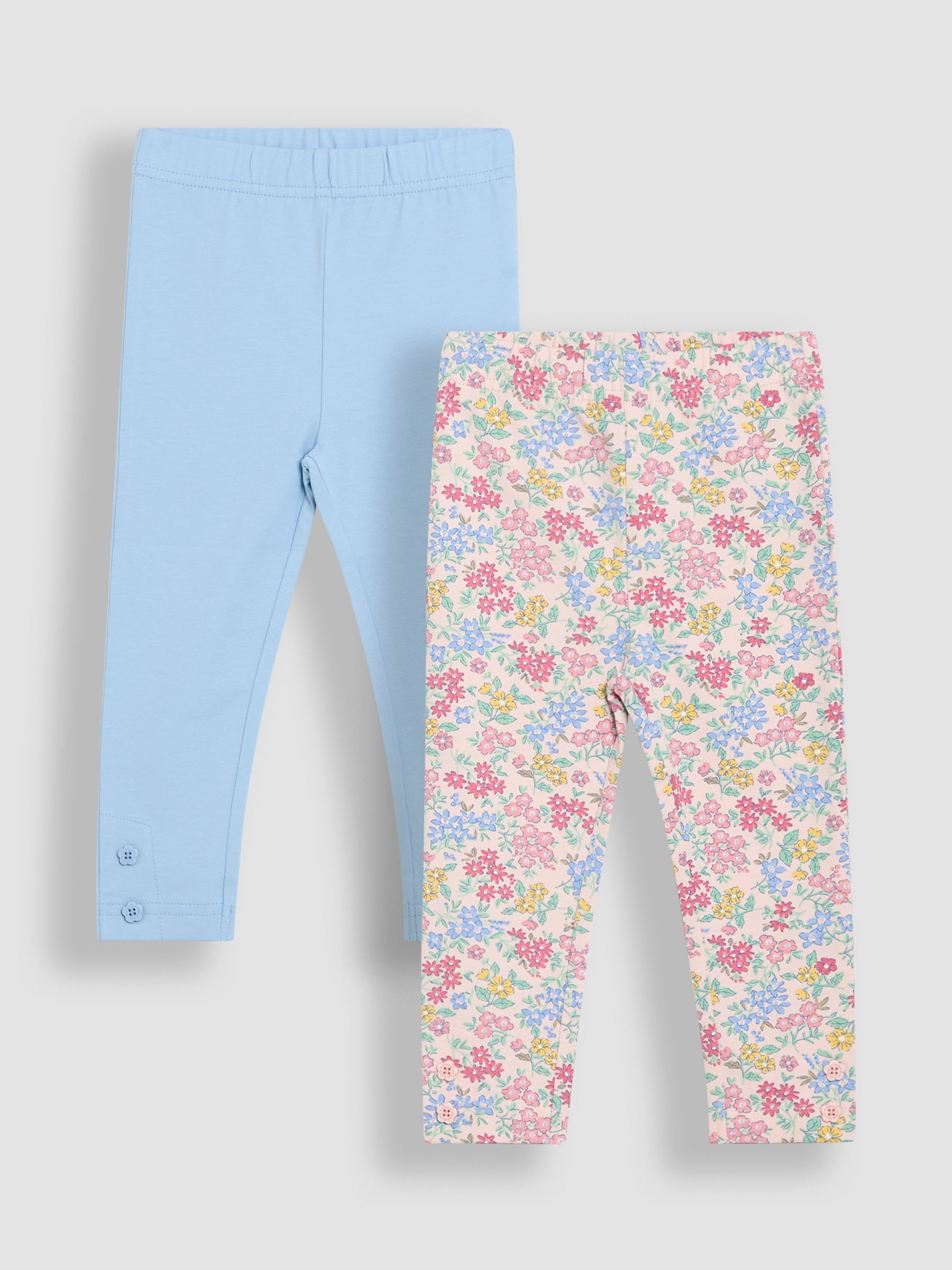 Lilac Purple Ditsy Floral Leggings 2 Pack