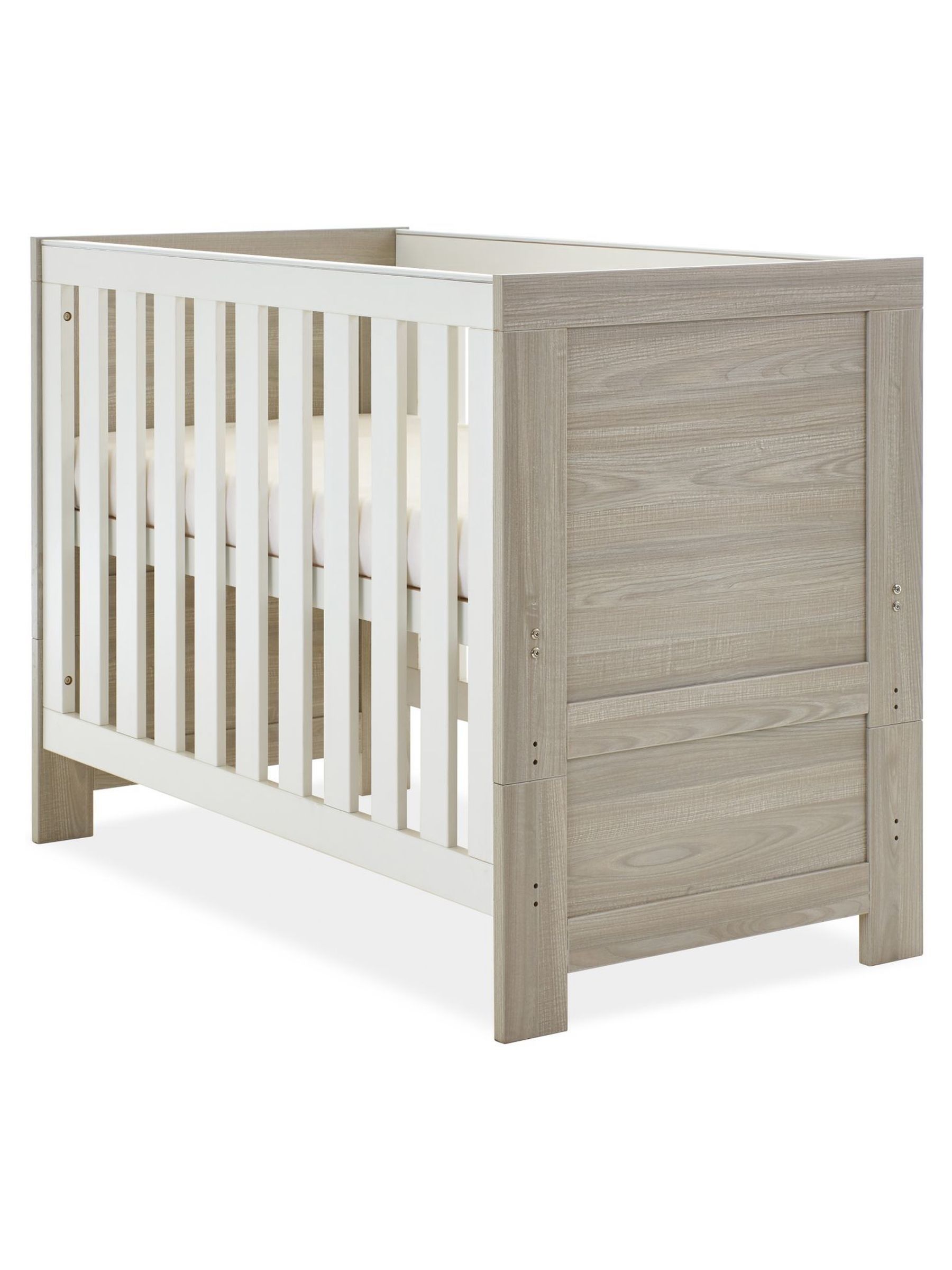 Obaby White Nika Mini Nursery Furniture Set 2 Piece