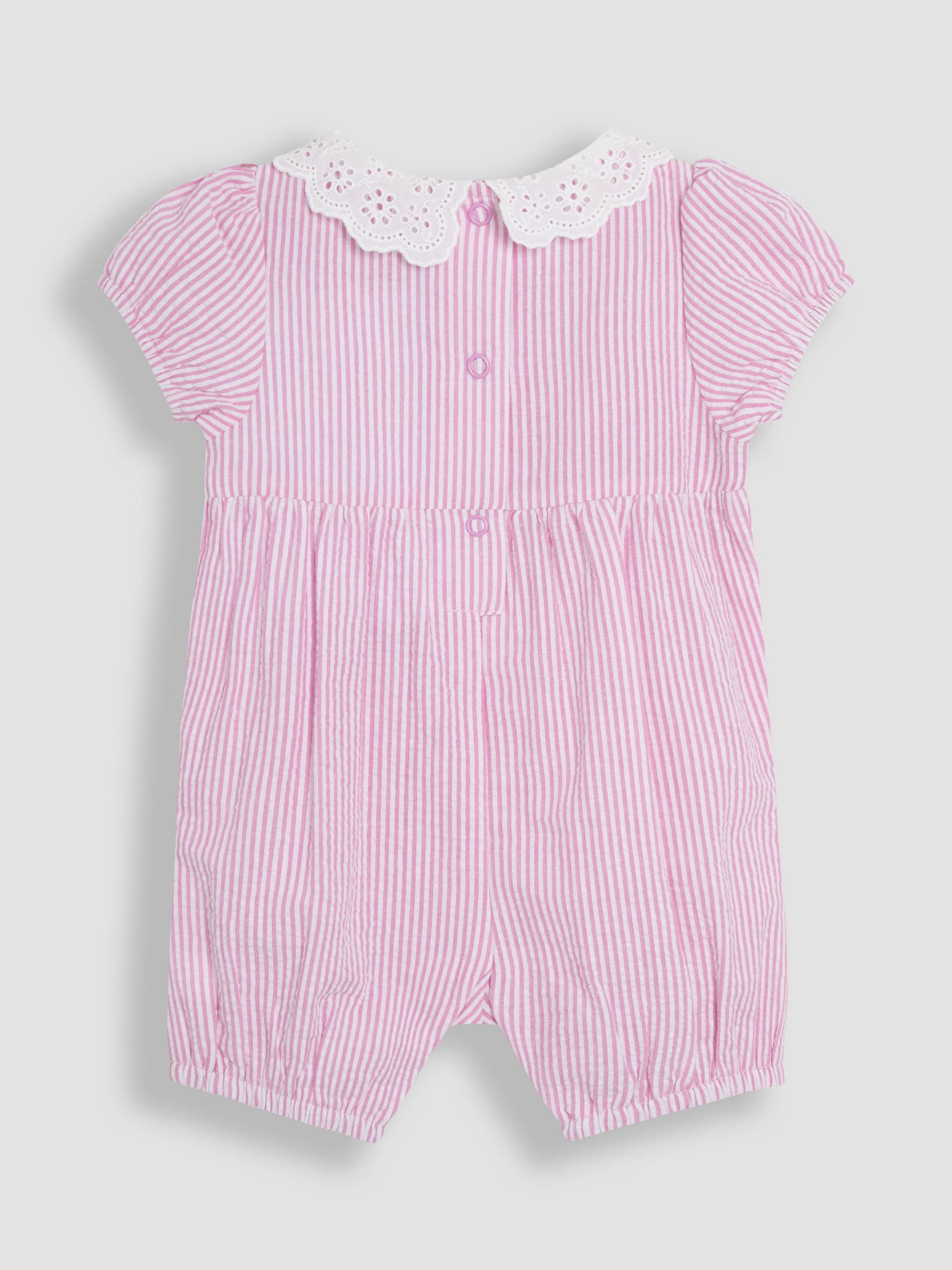 Pink Flopsy Bunny Smocked Pretty Romper