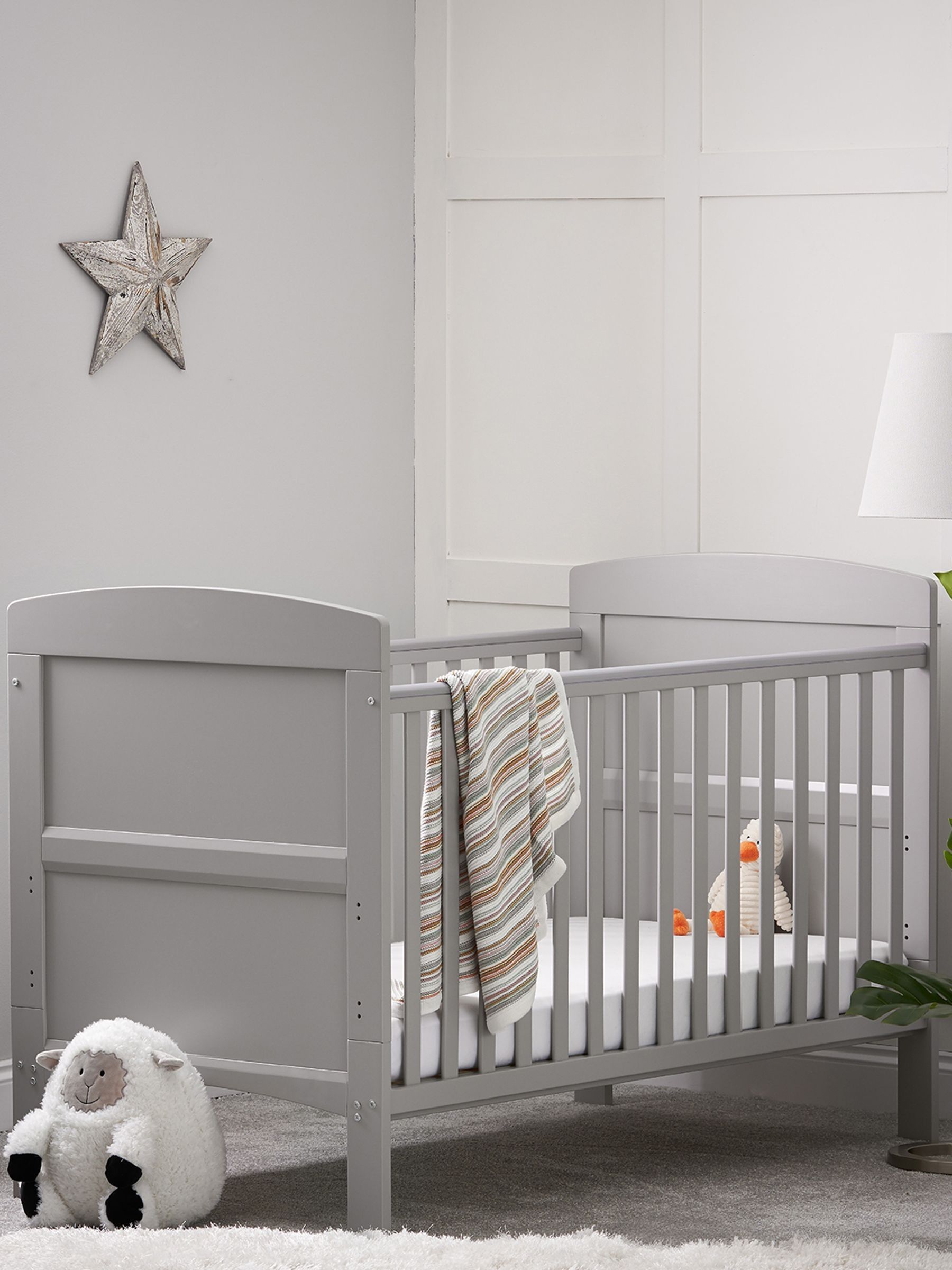 Obaby Grace White Regular Cot Bed