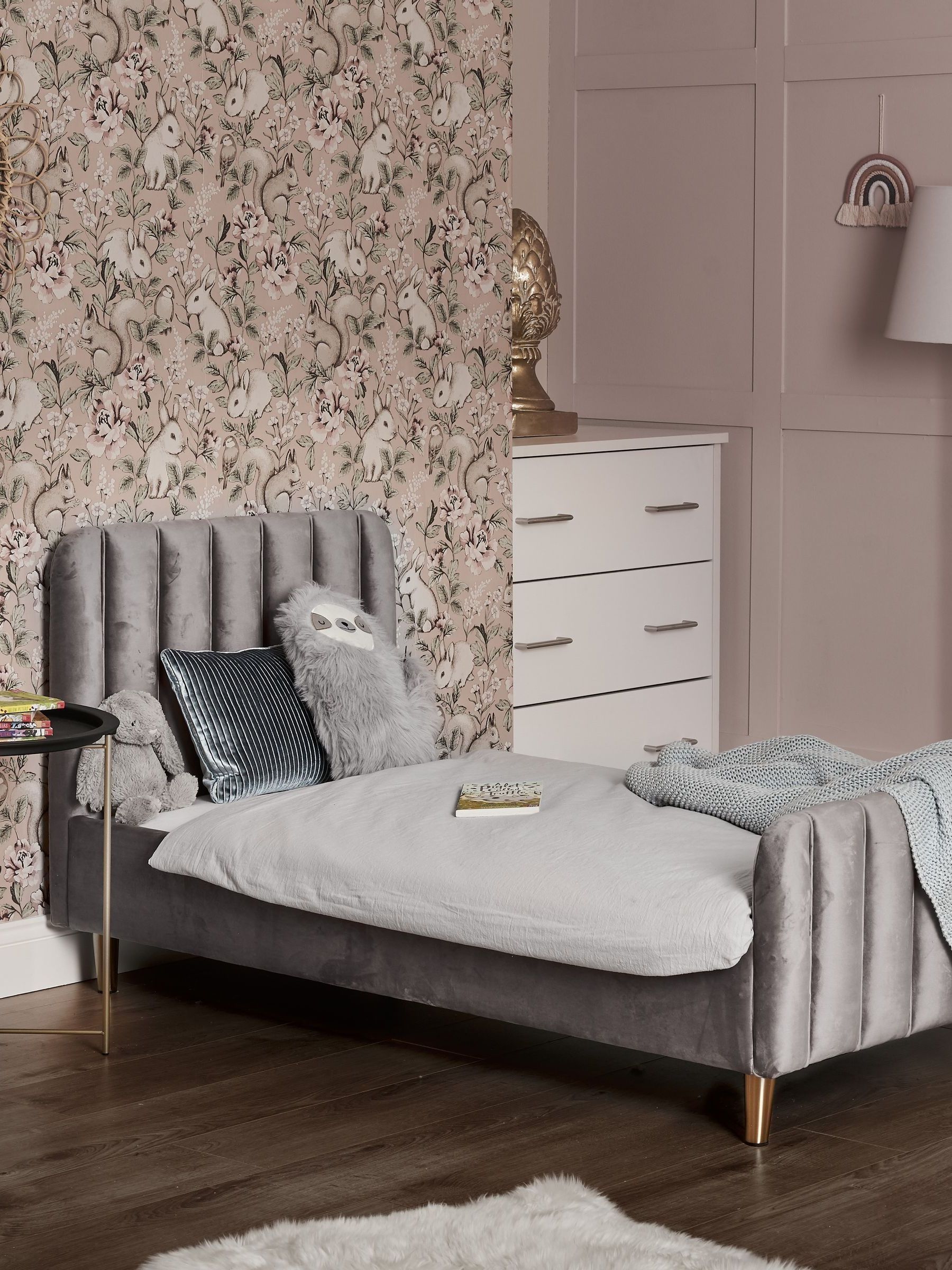 Obaby Grey Gatsby Toddler Bed