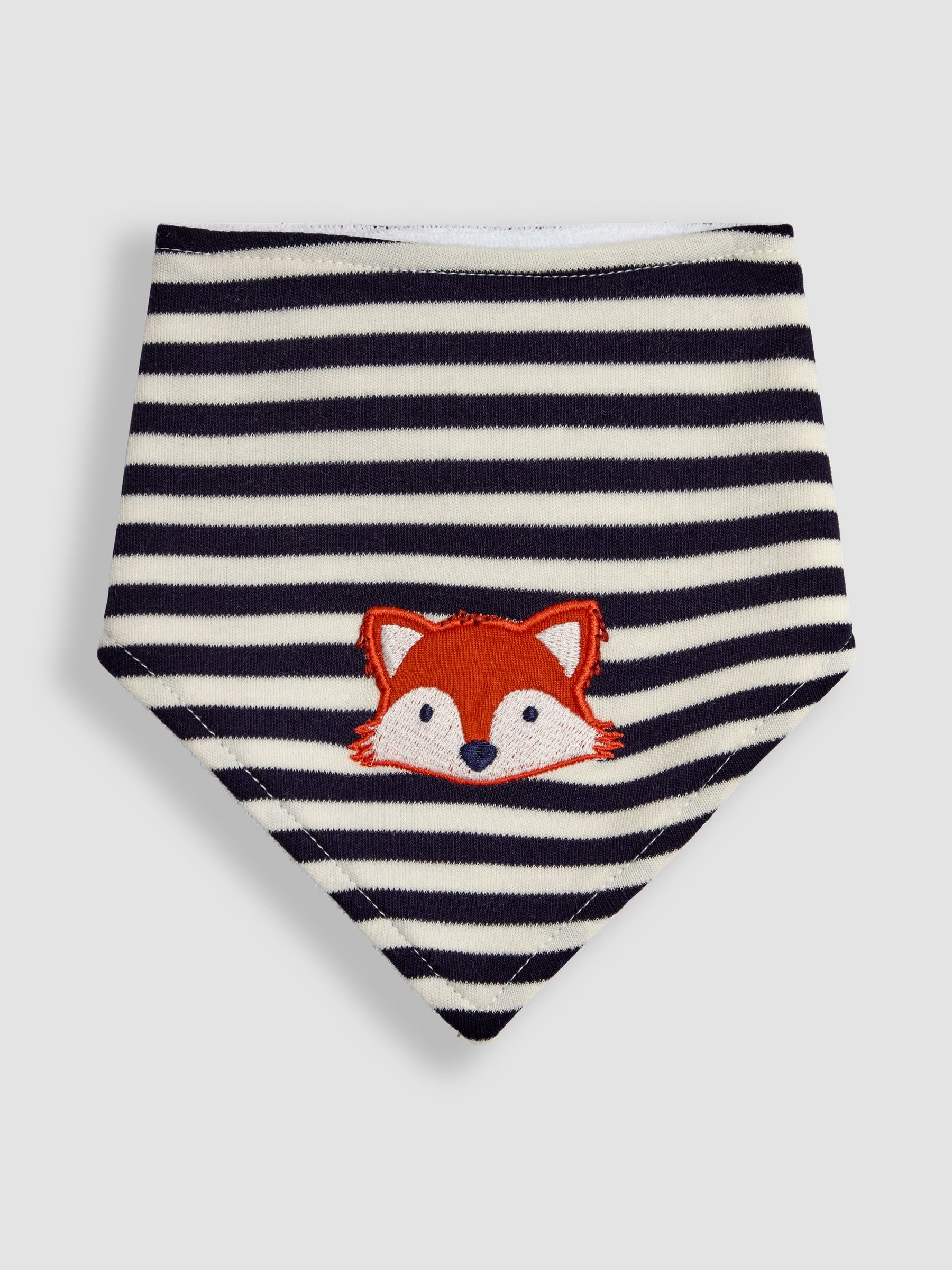 Navy Fox Dribble Bibs 3 Pack