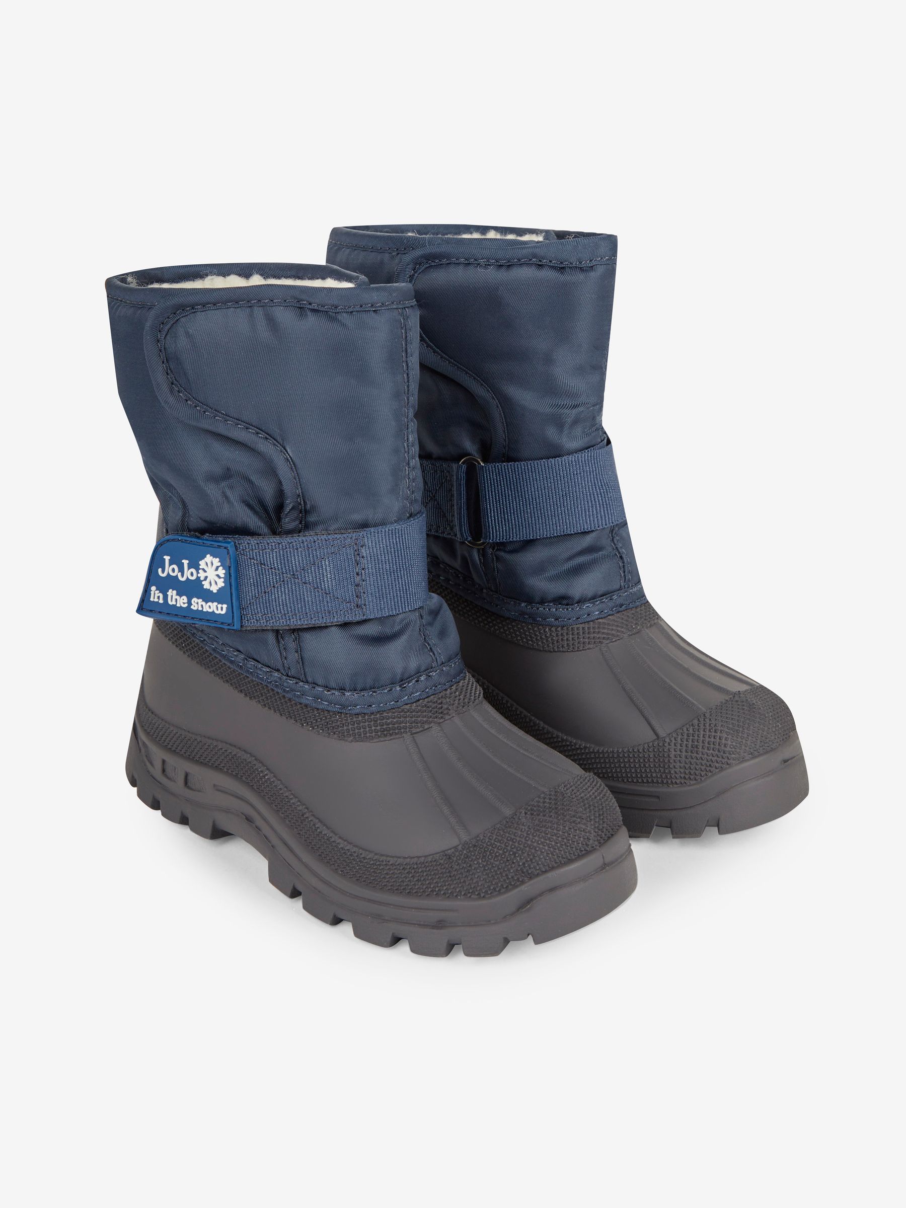 Navy Alpine Snow Boots