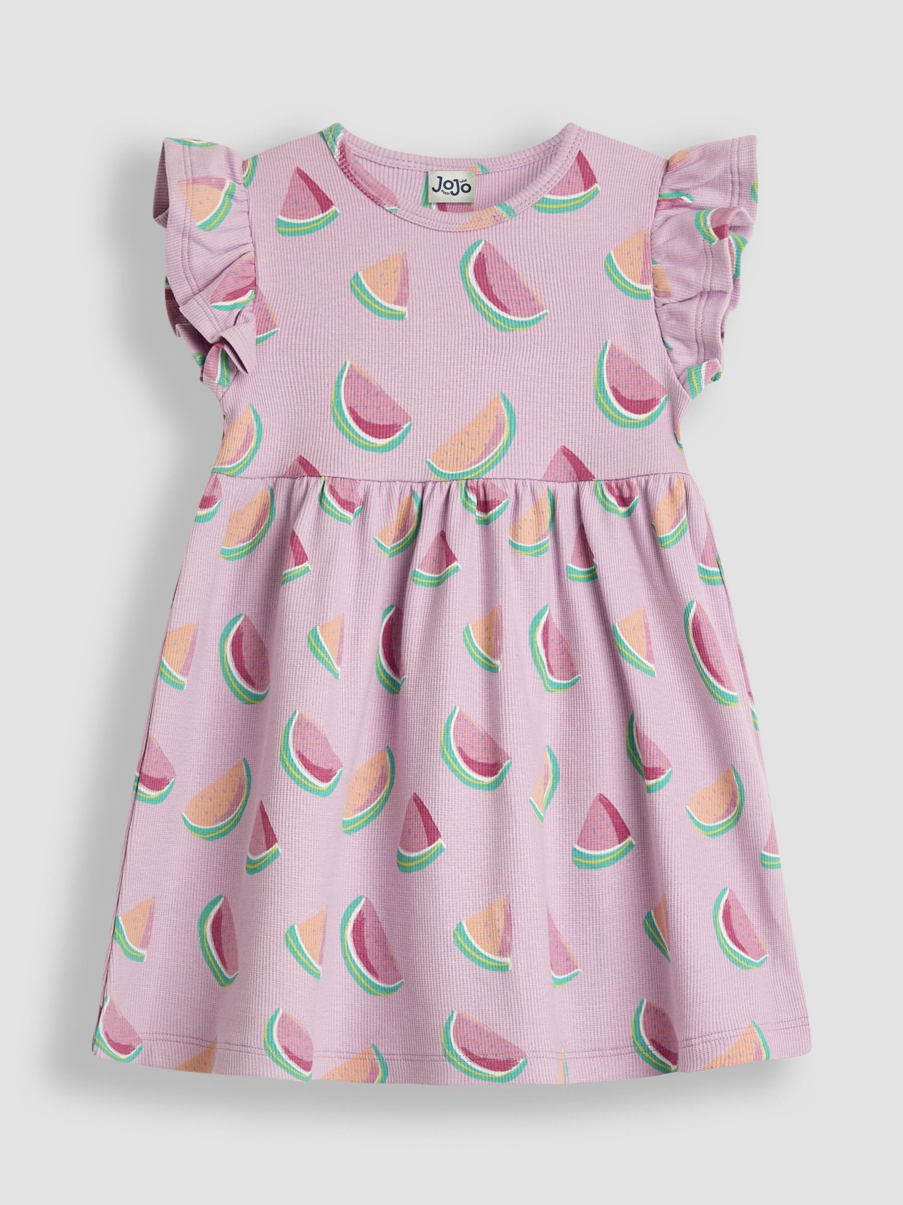 Lilac Purple Watermelon Rib Dress