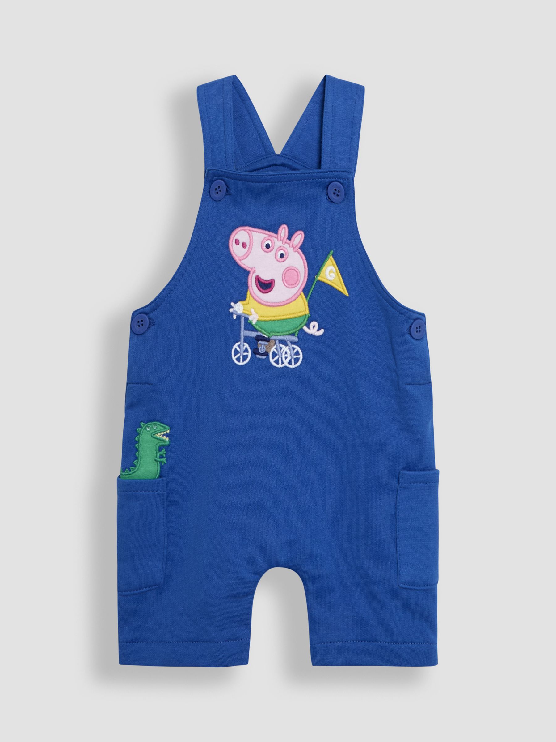 Blue 2-Piece Peppa Pig Dungarees & T-Shirt Set