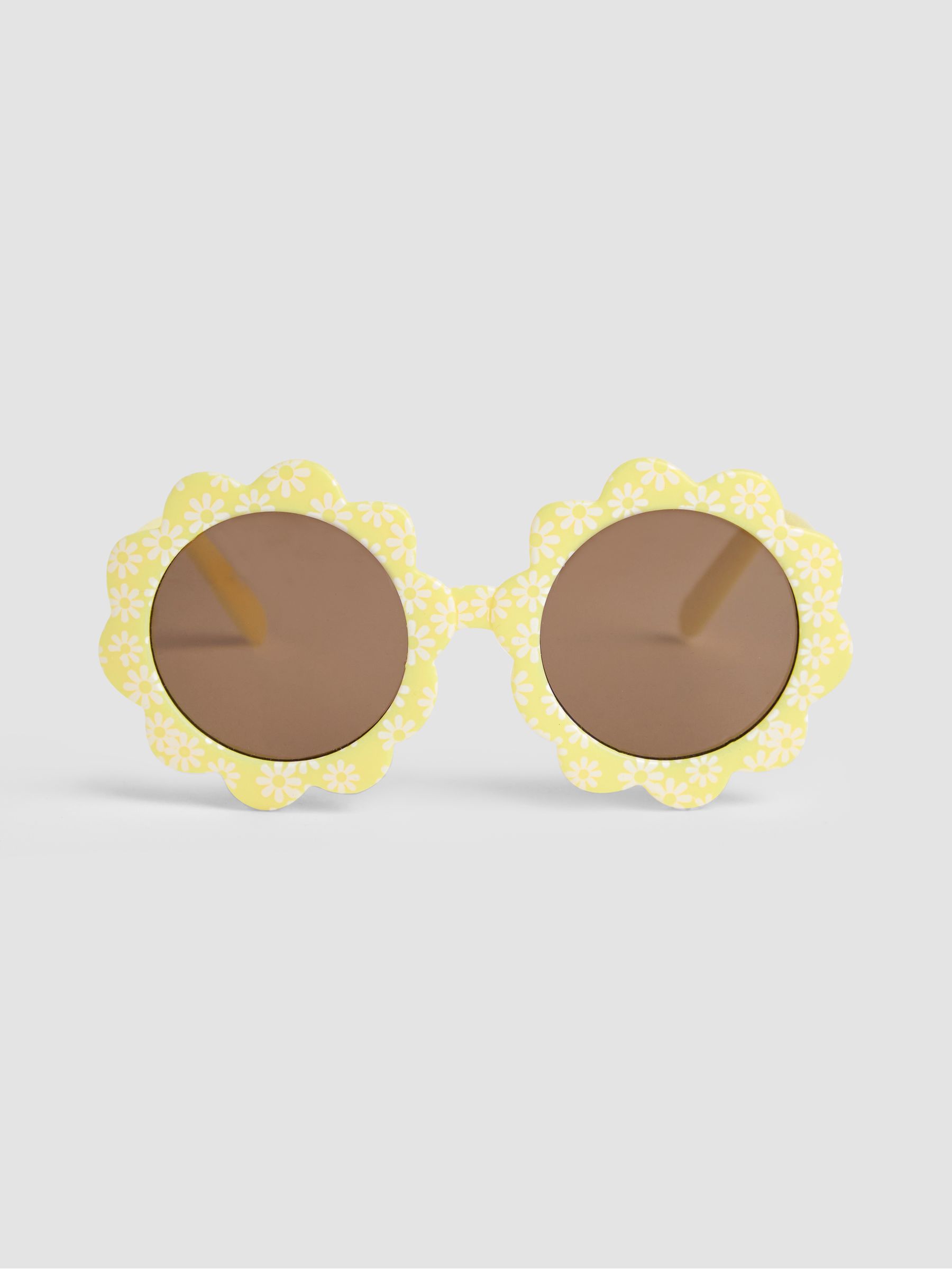 Lemon Flower Shaped Sunglasses