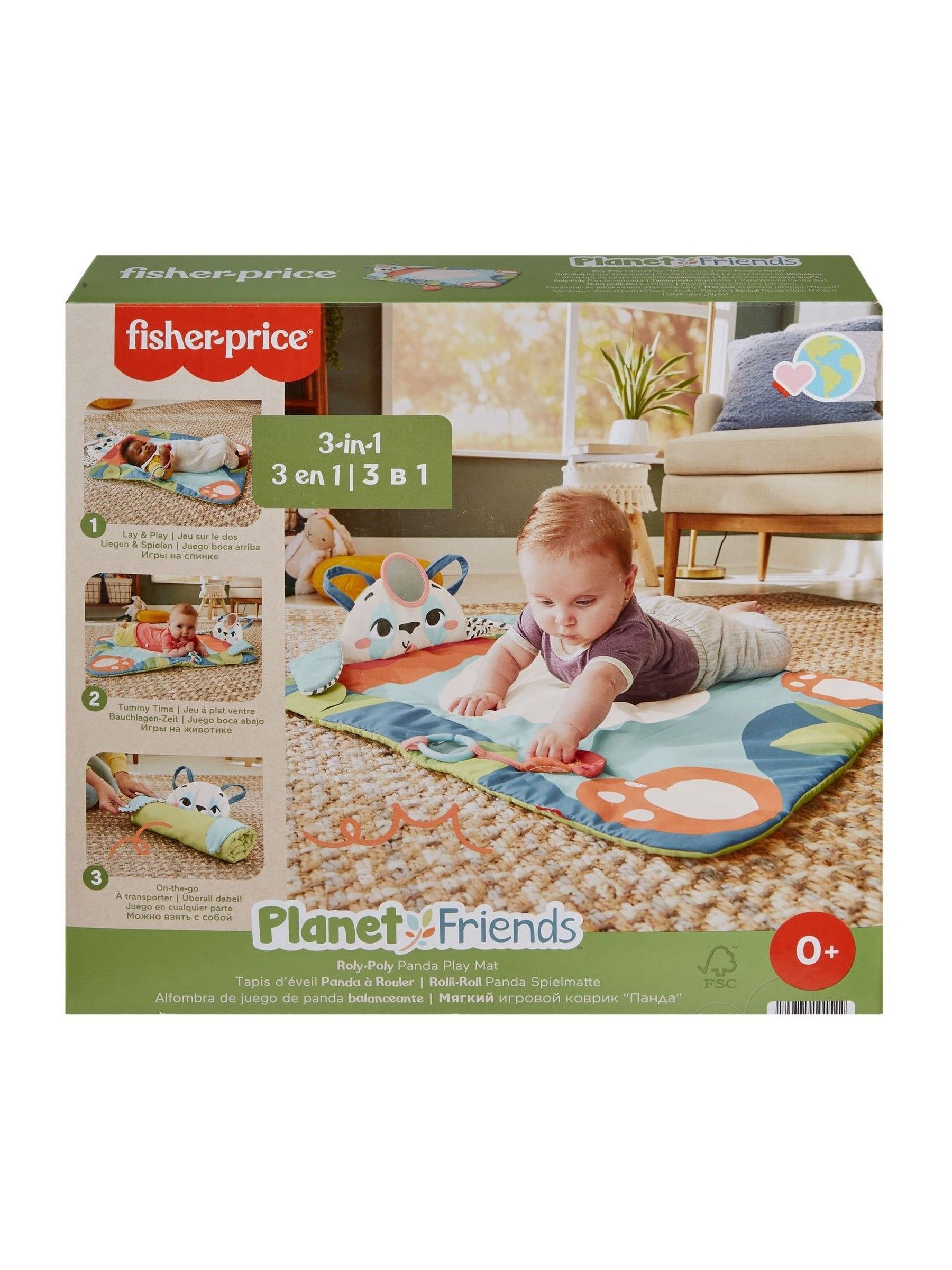 Fisher Price Planet Friends Roly Poly Panda Play Mat