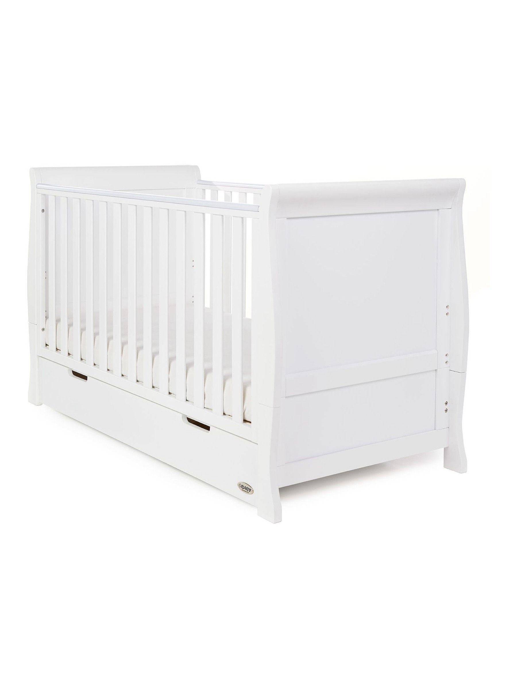 Obaby White Stamford Classic Nursery Furniture Set 3 Piece