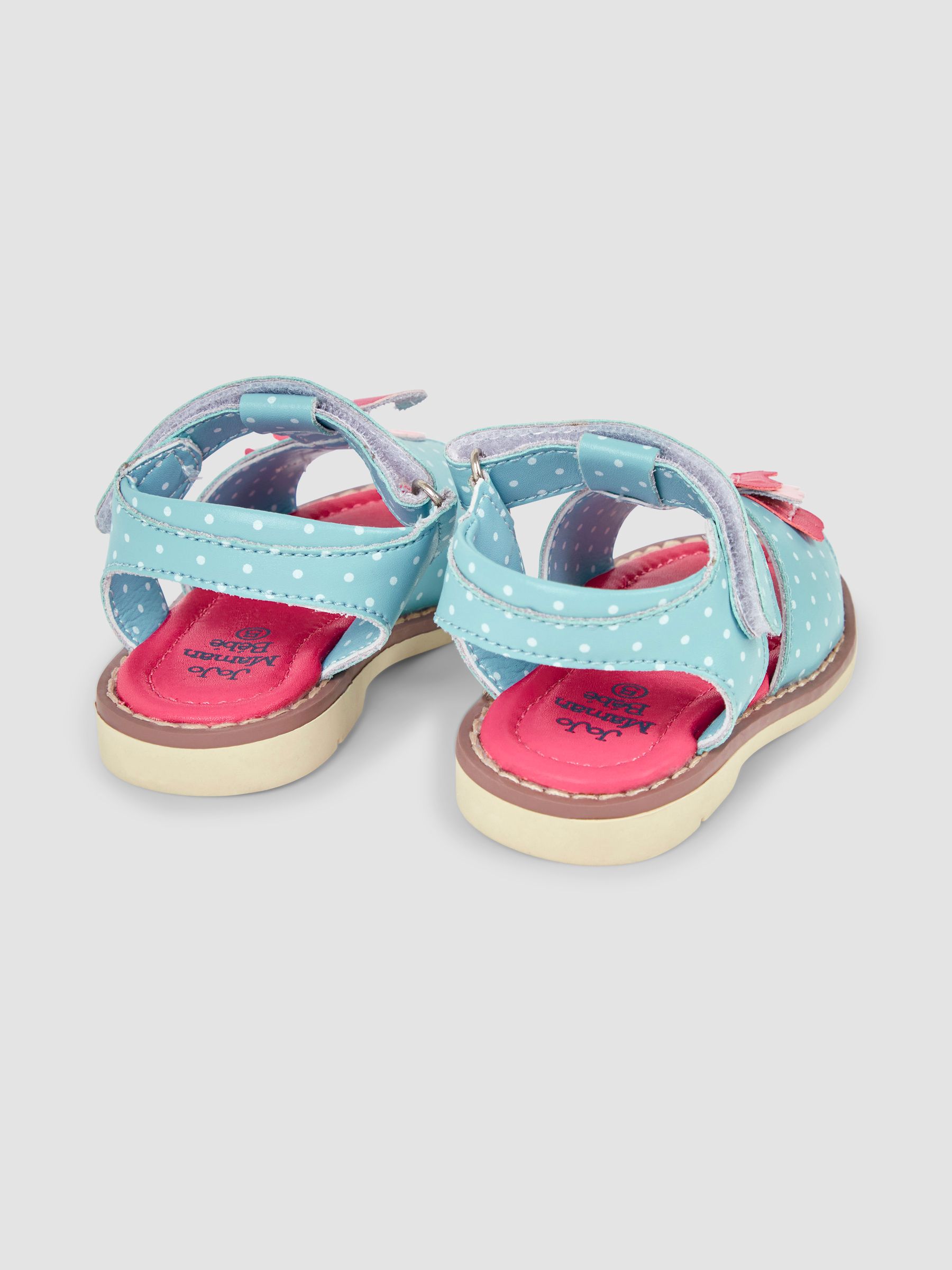 Raspberry Pink Flamingo Appliqué Sandals