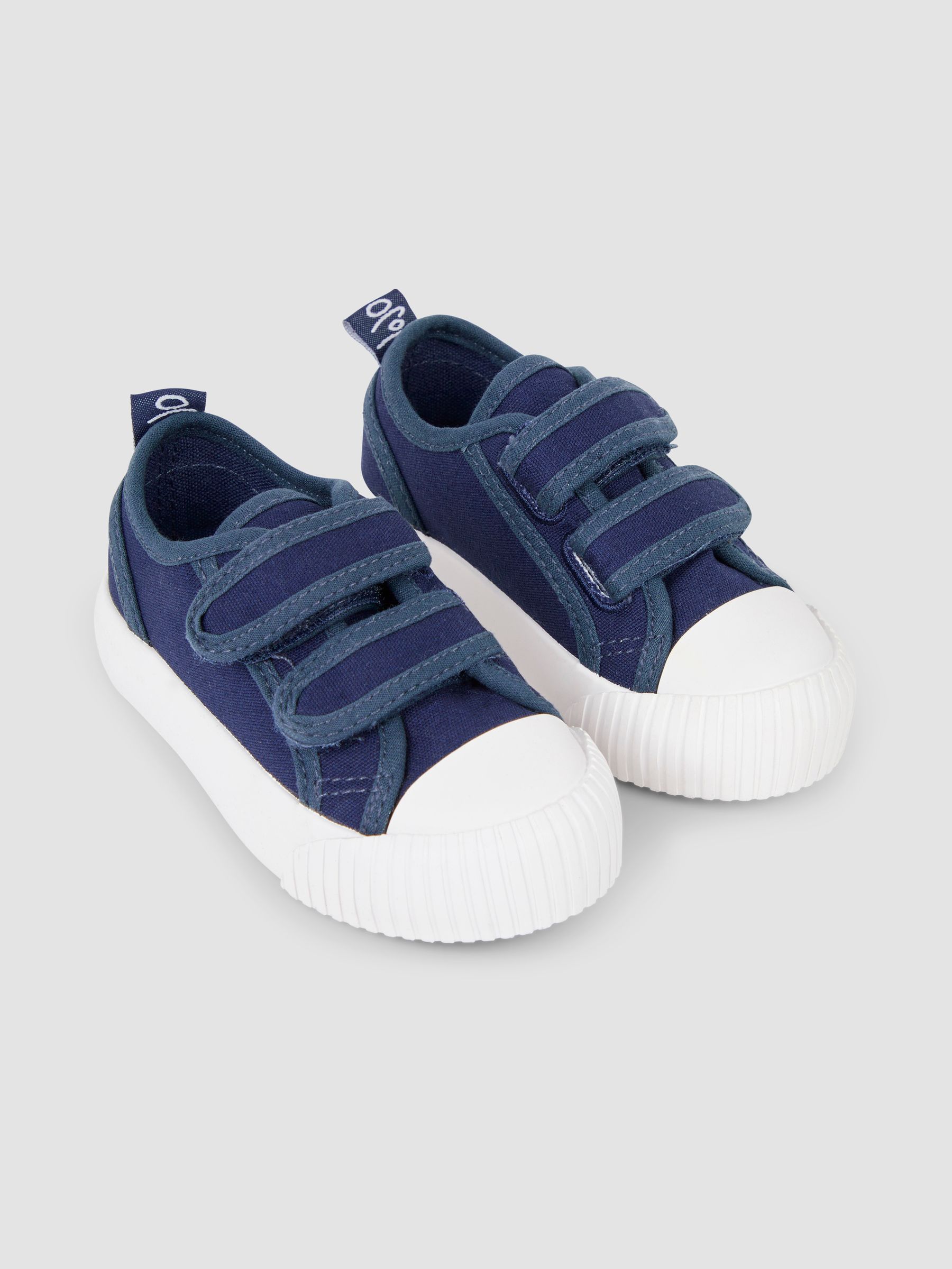 Navy Blue Canvas Pumps