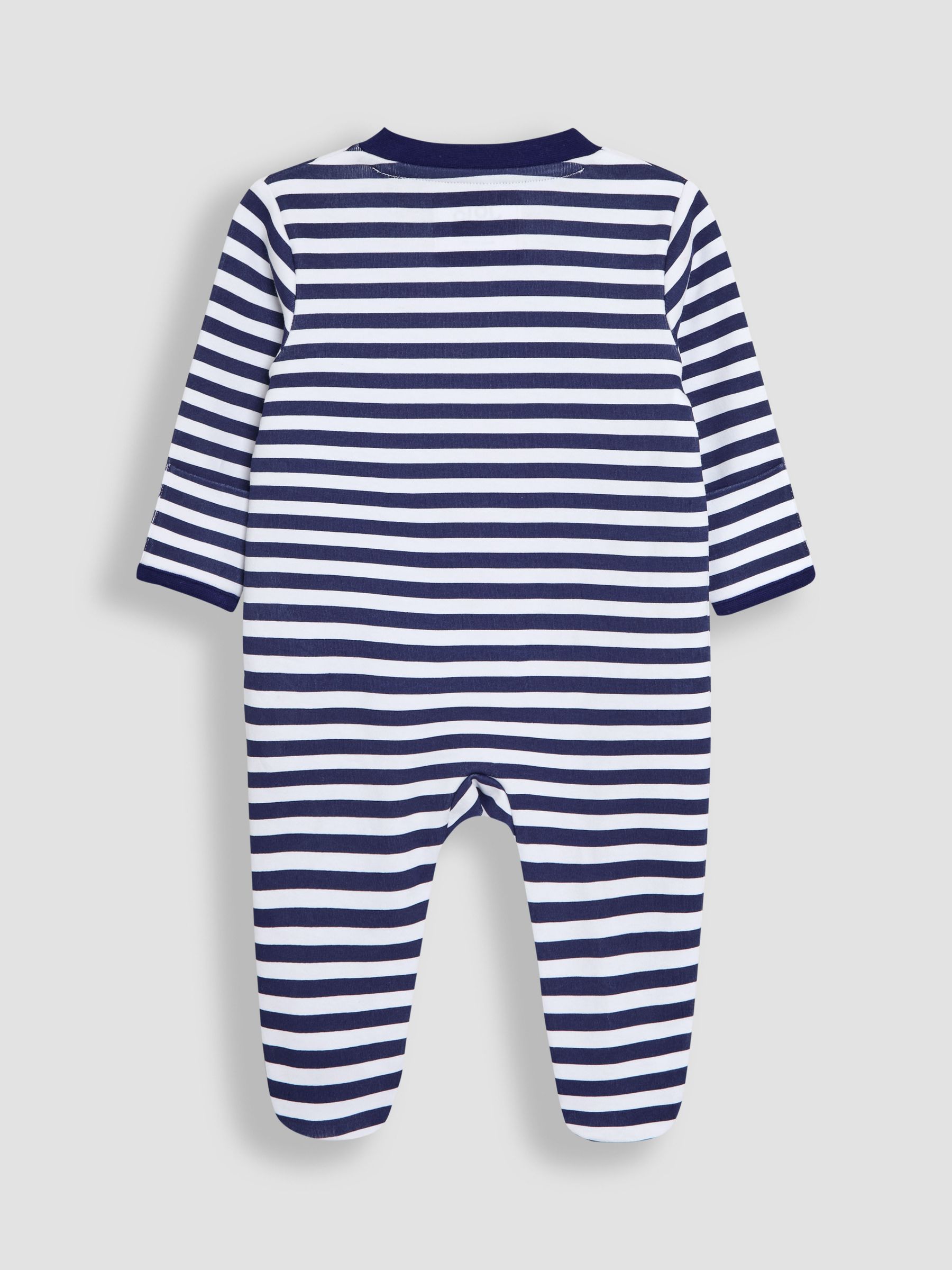 Blue Striped Paddington Sleepsuit