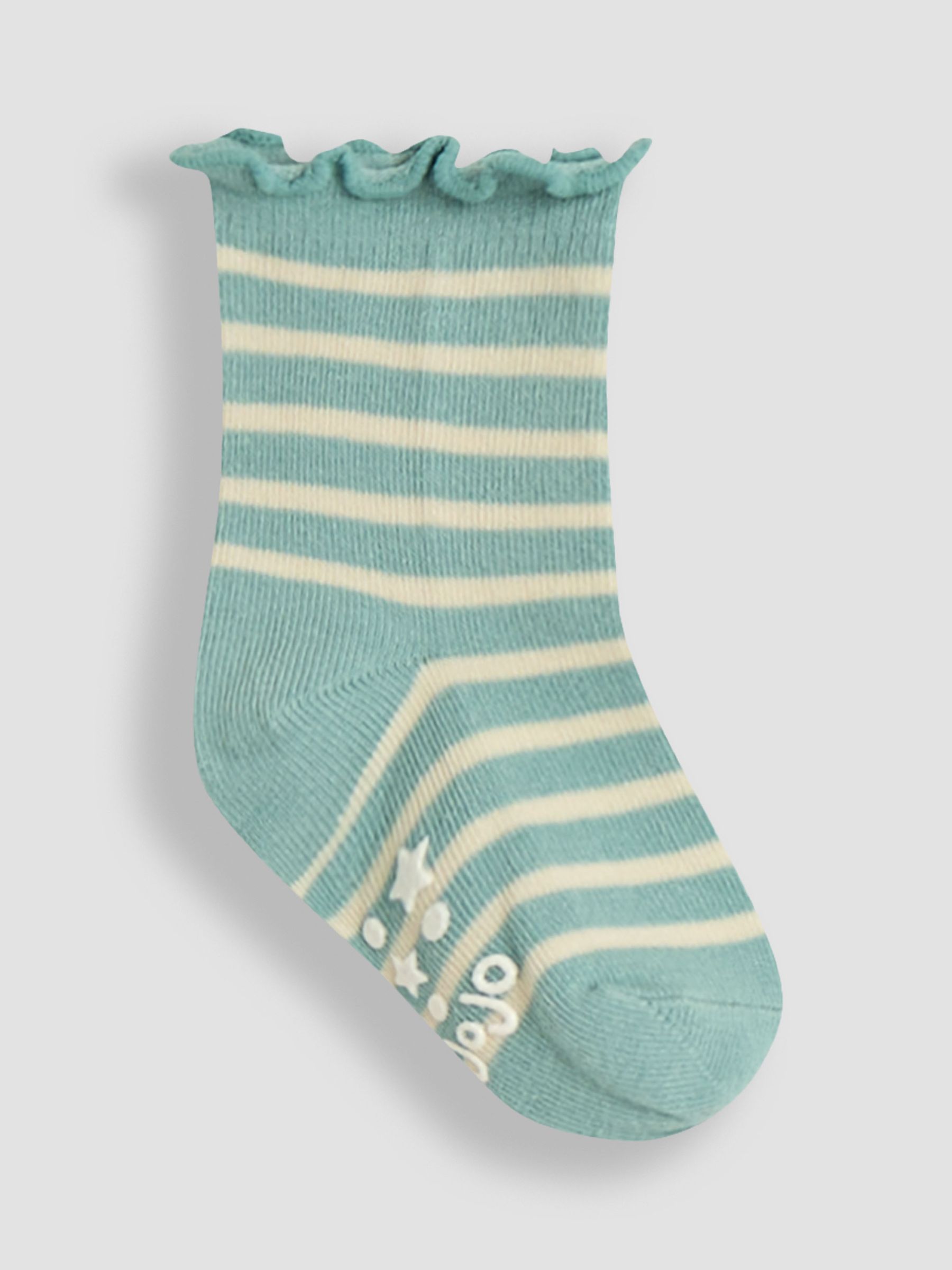 Duck Egg Floral Socks 3 Pack