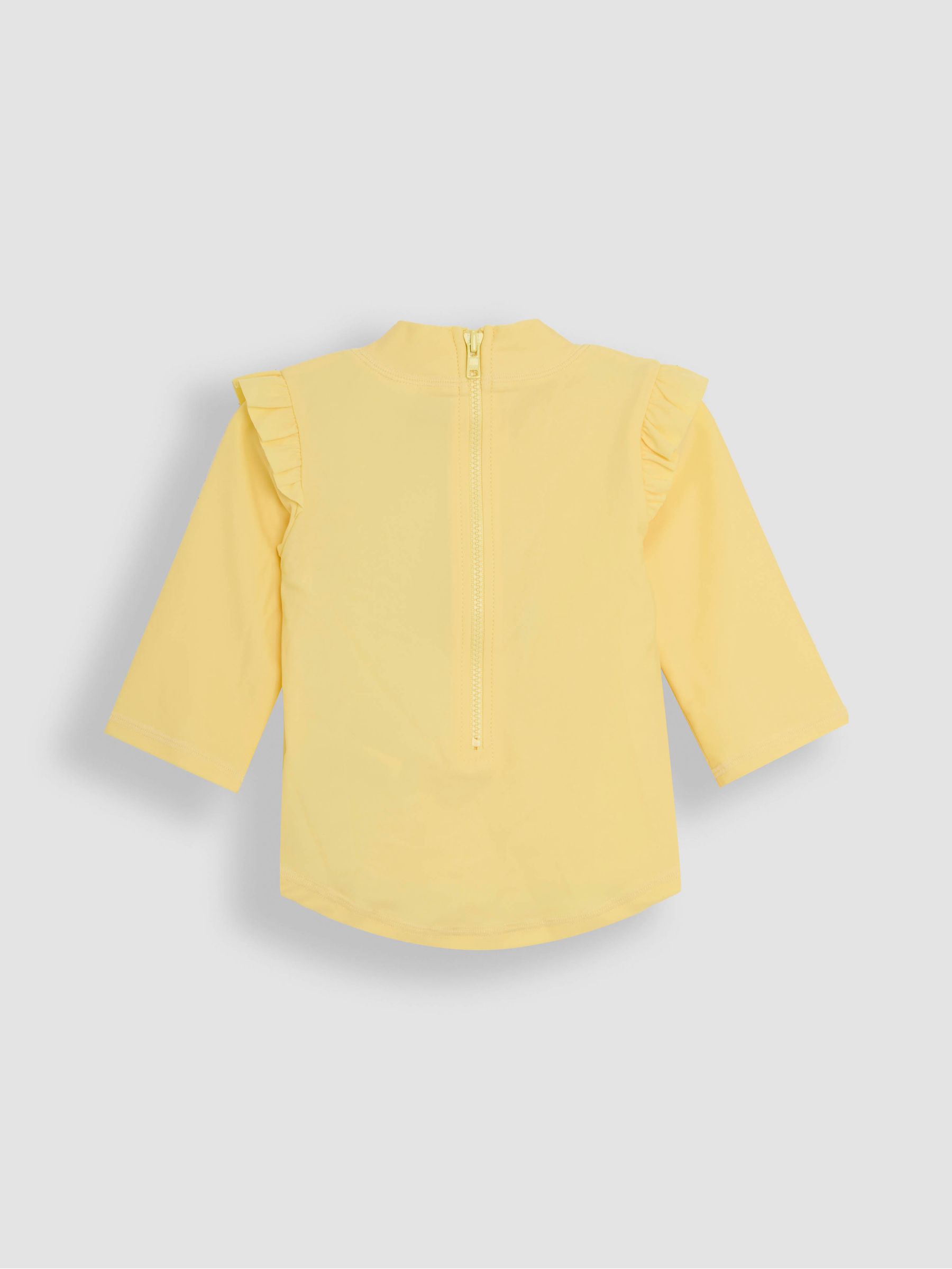 Yellow Appliqué Sun Protection Rash Vest
