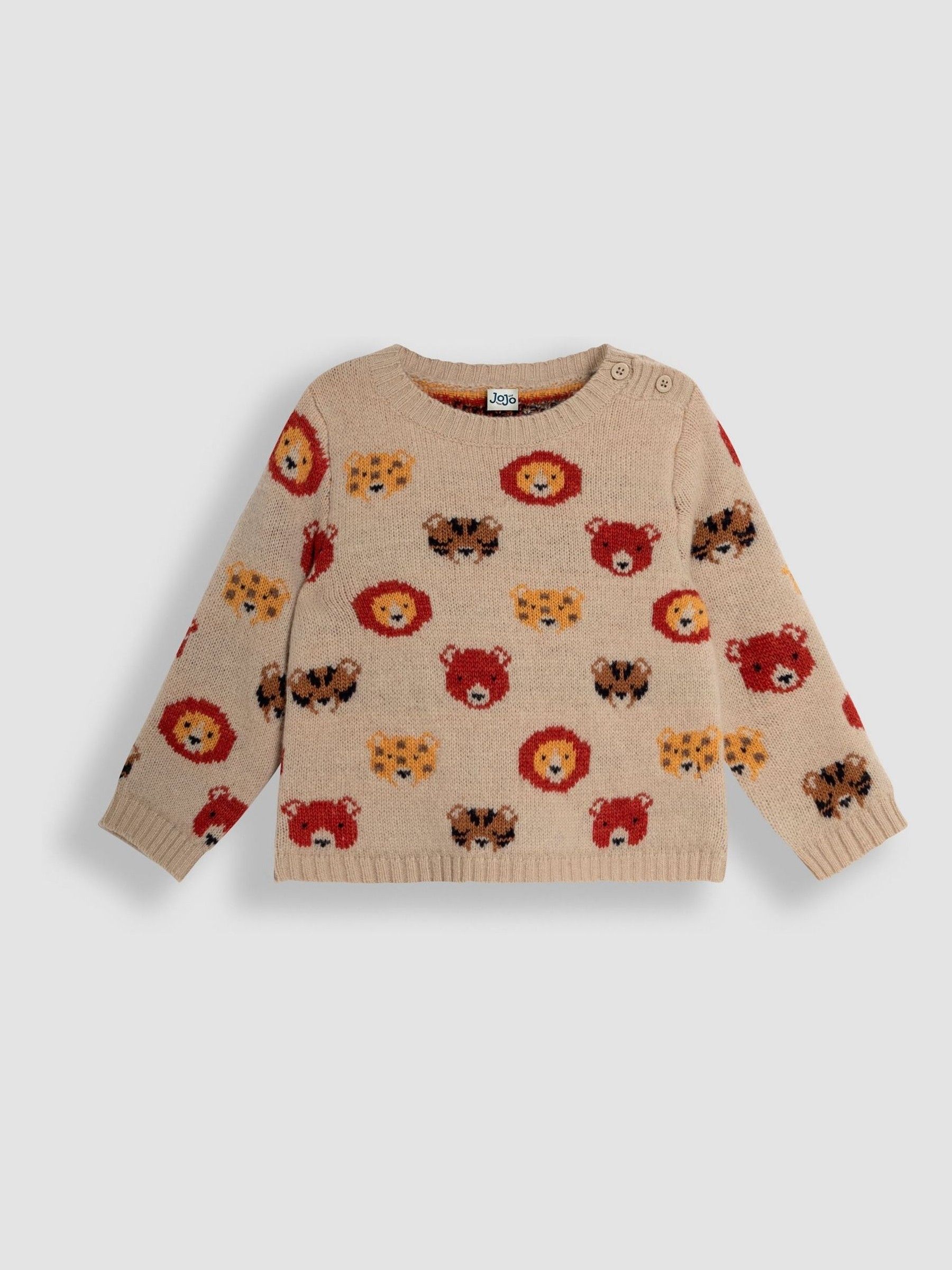 Natural Safari Heads Jumper