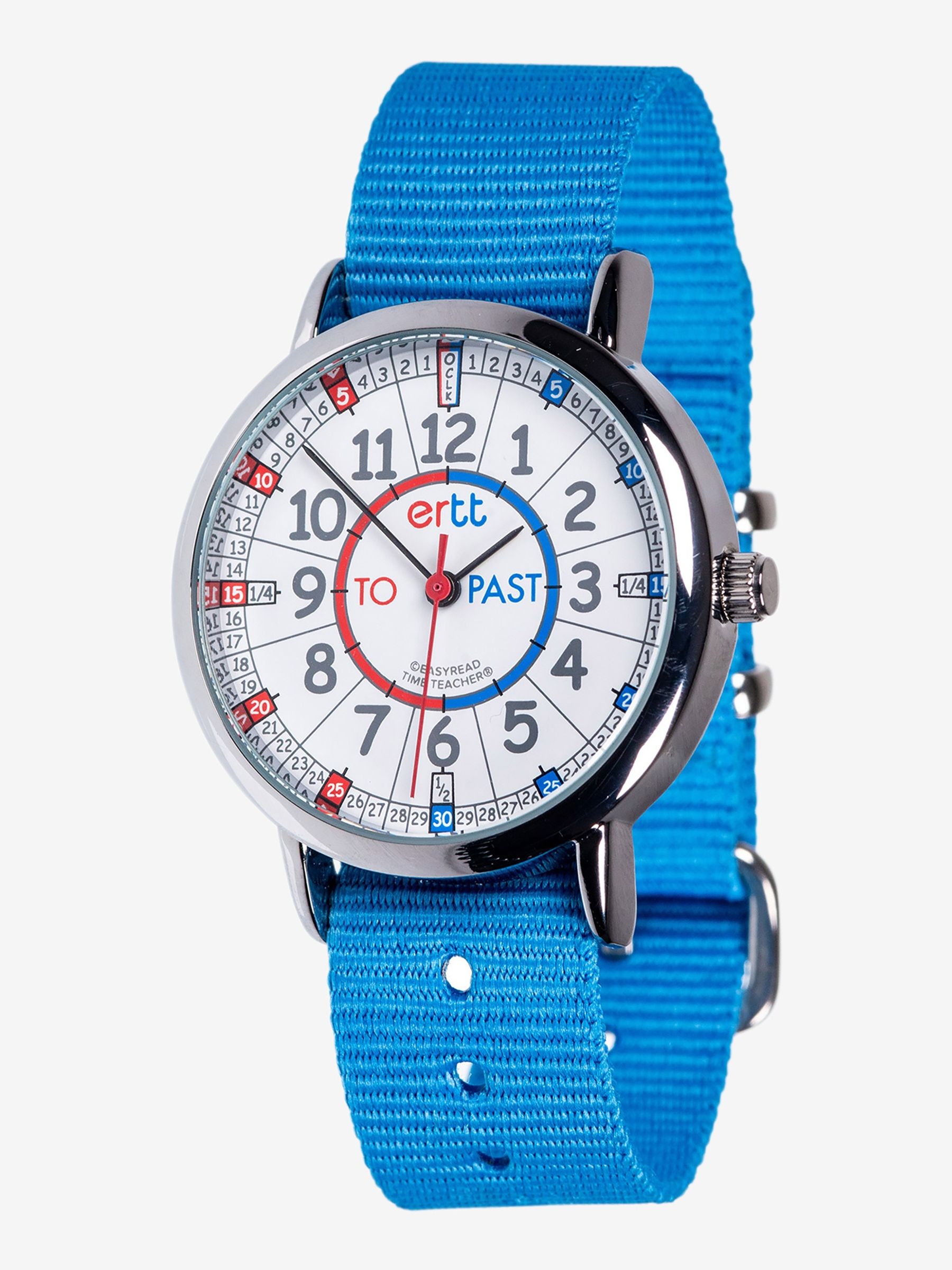 Blue EasyRead Time Teacher Children's Wrist Watch