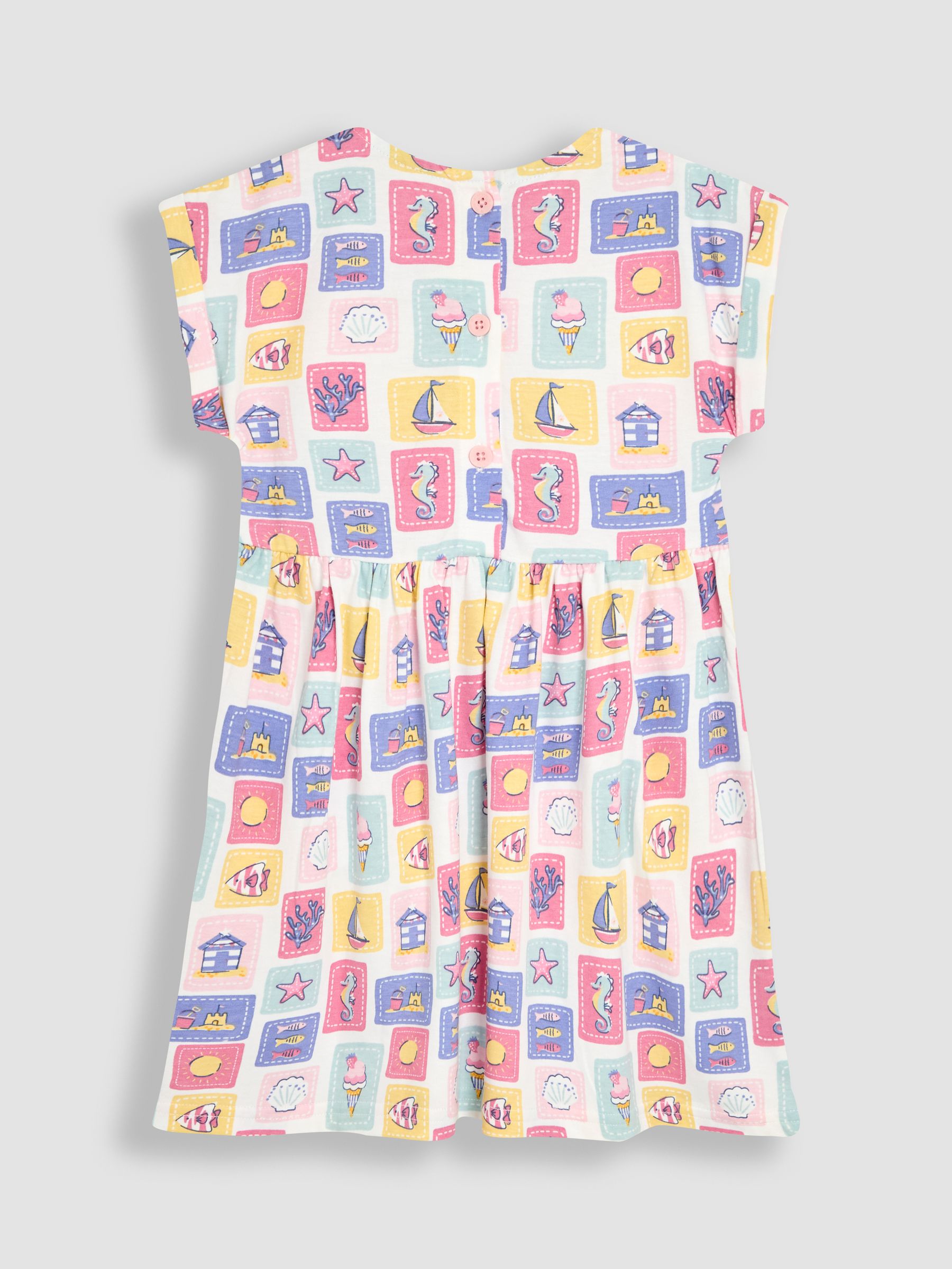 Pink Mermaid Drop Shoulder Dress