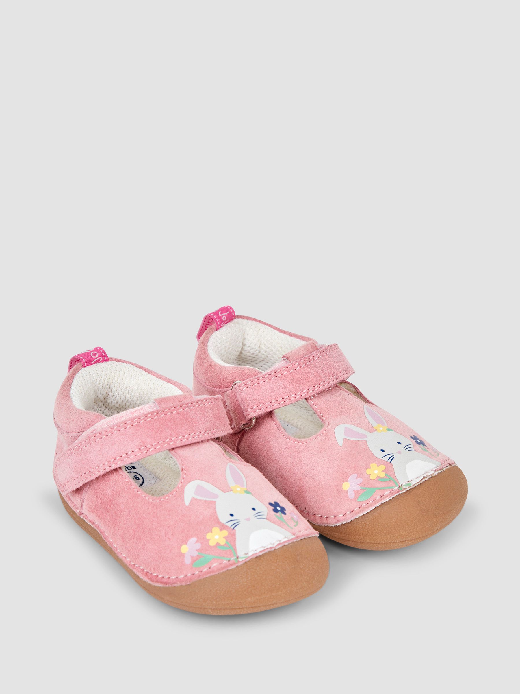 Bunny Pre-Walker Shoes in Pink