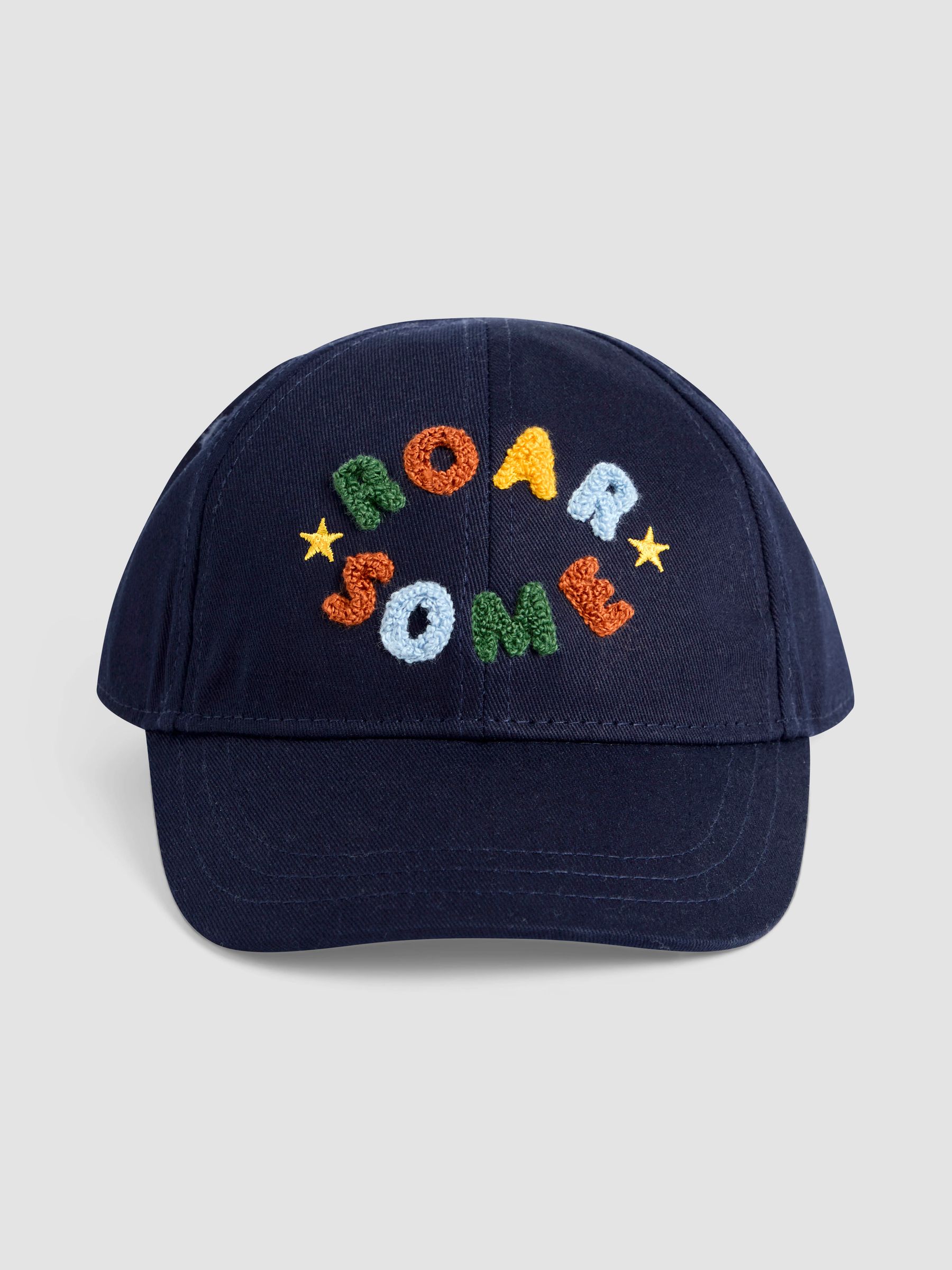 Navy Appliqué Cap