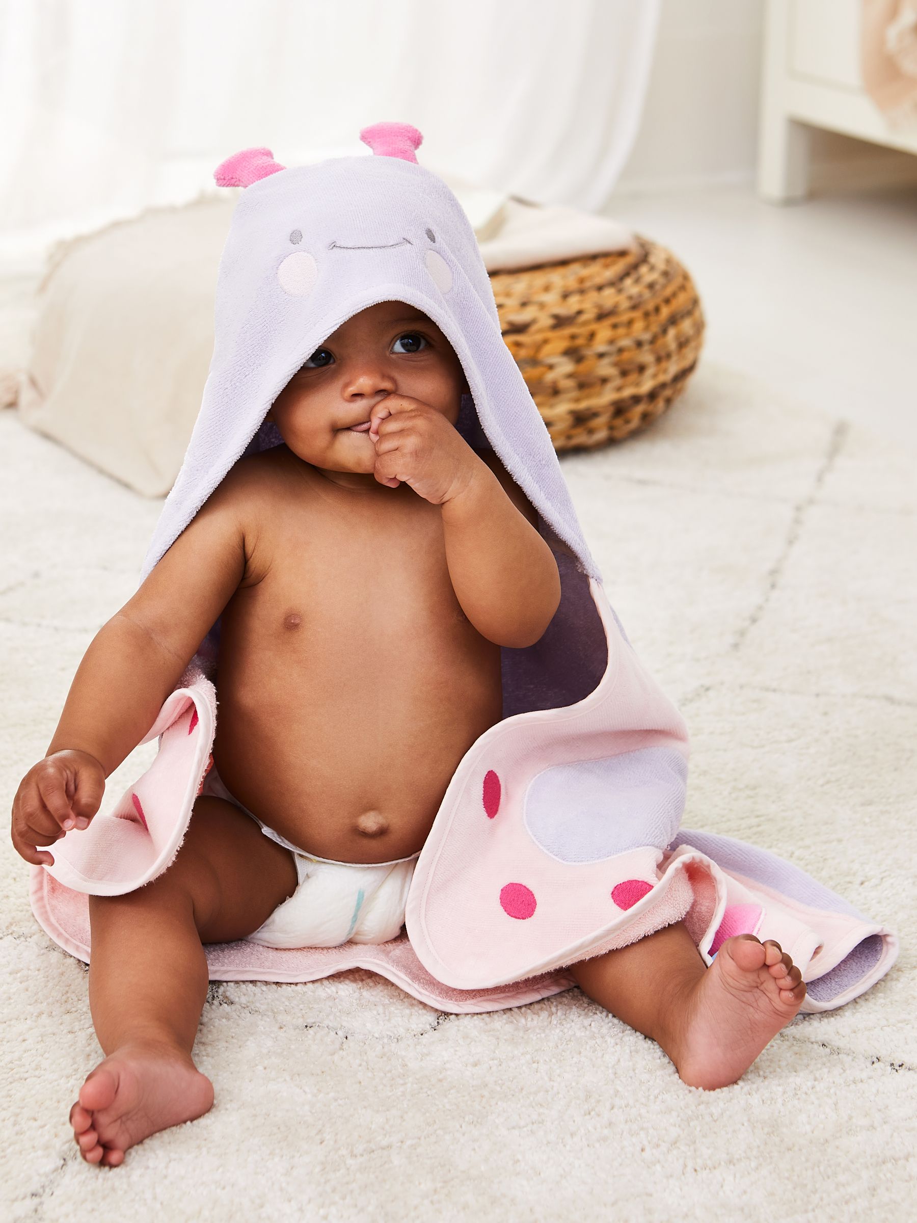 Personalised Butterfly Hooded Towel