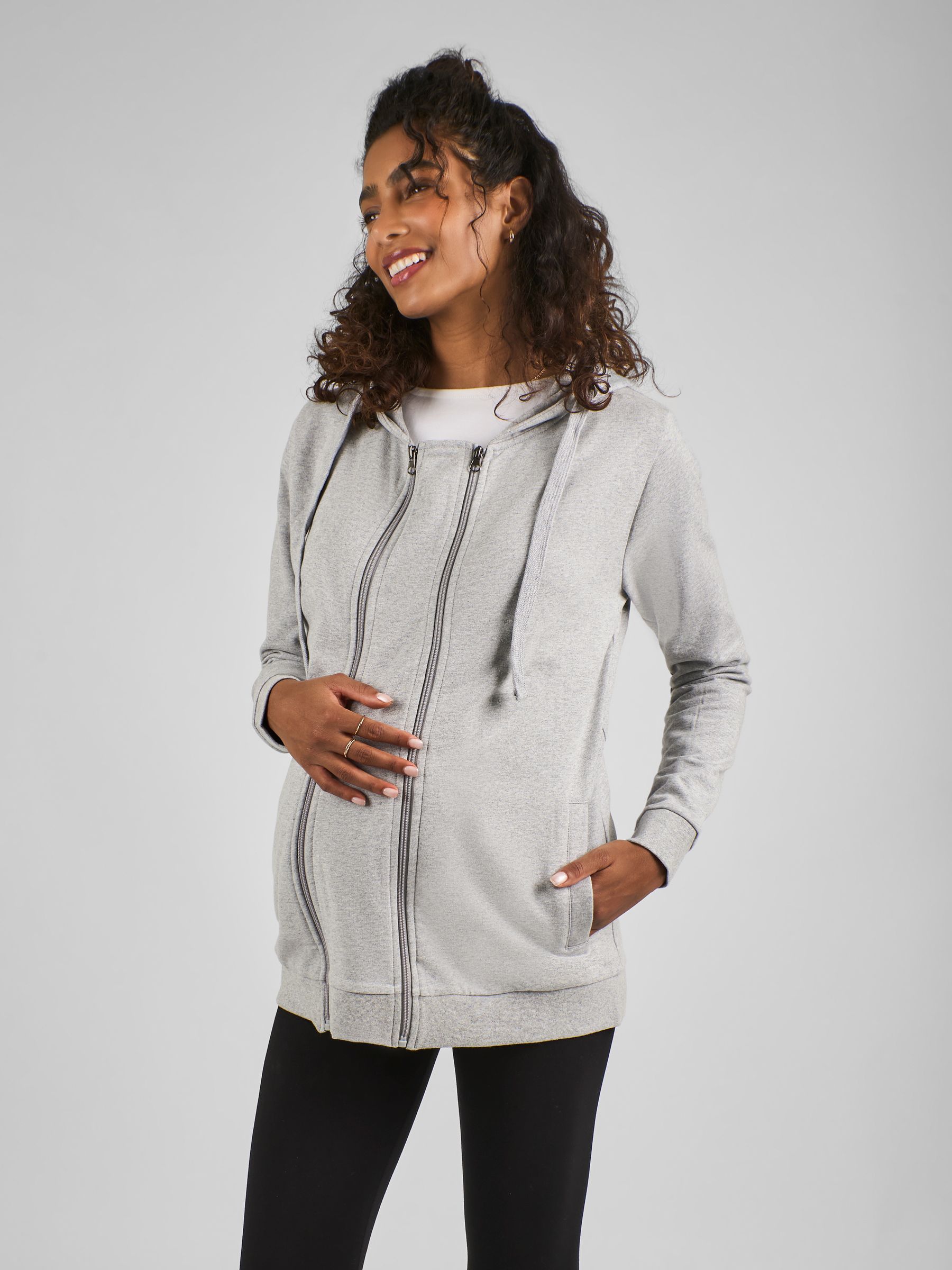 Marl Grey 3-In-1 Hoodie