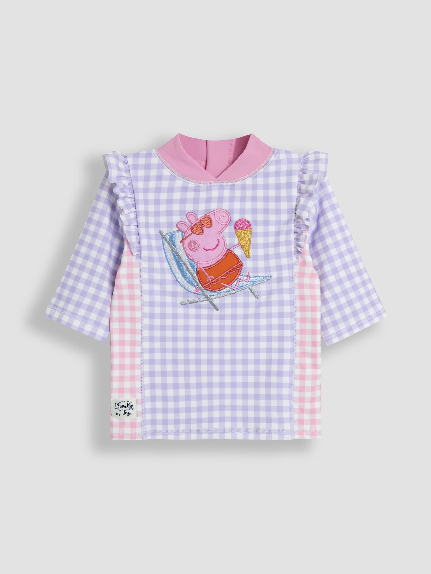 Gingham Peppa Pig 2-Piece Sun Protection Suit
