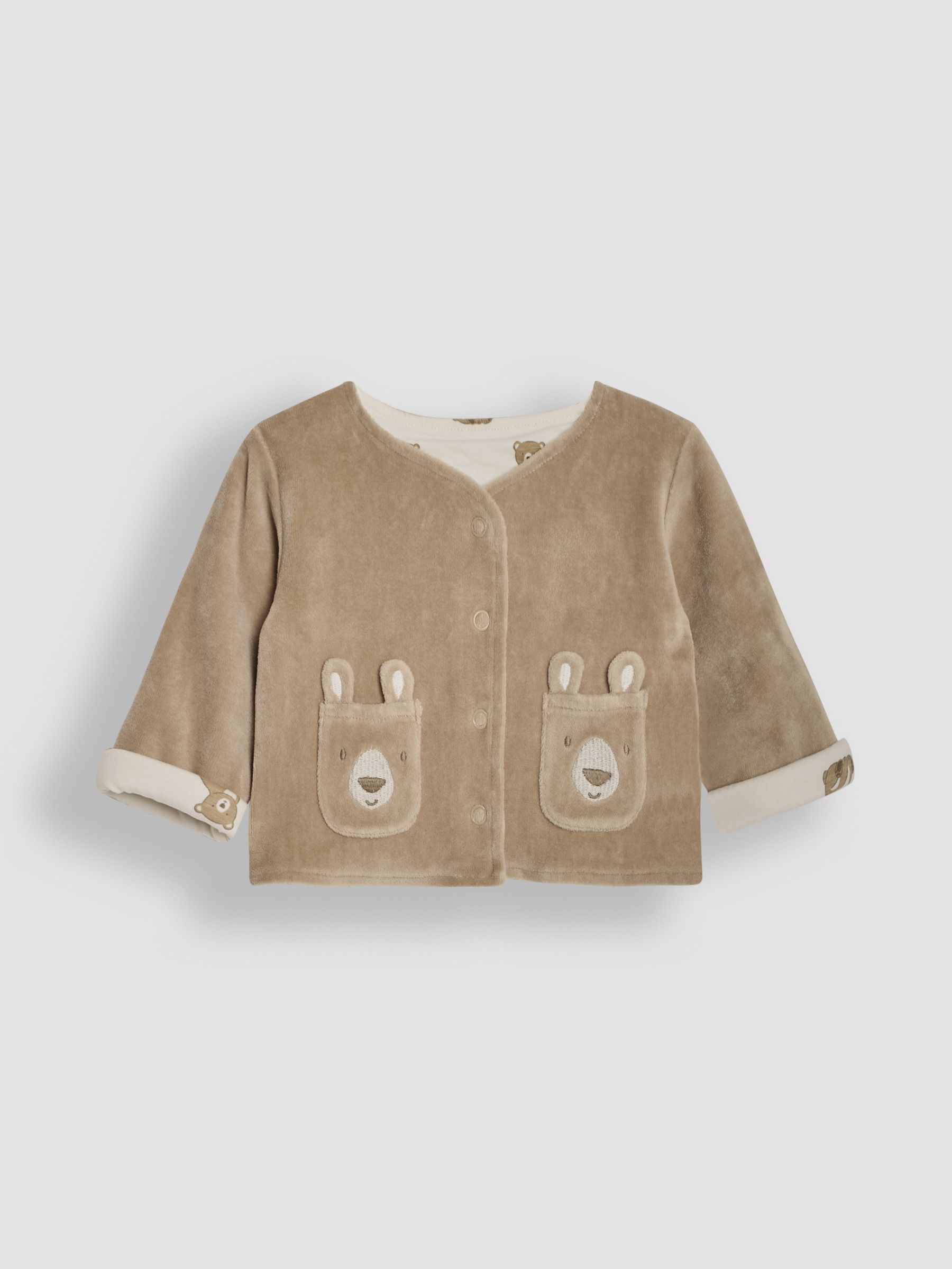Natural Baby Bear Velour Set 3 Piece