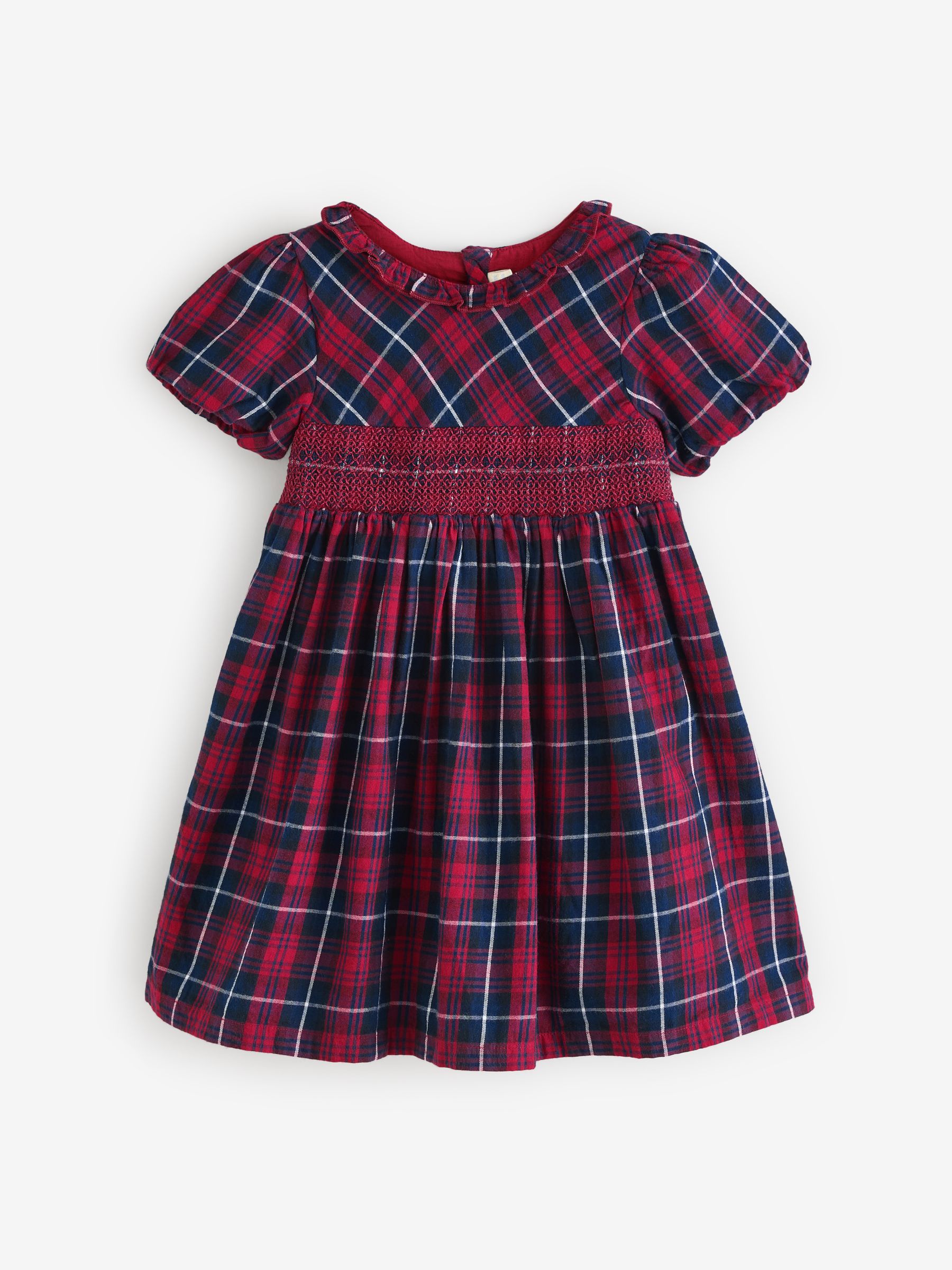 Christmas Red Tartan Party Dress