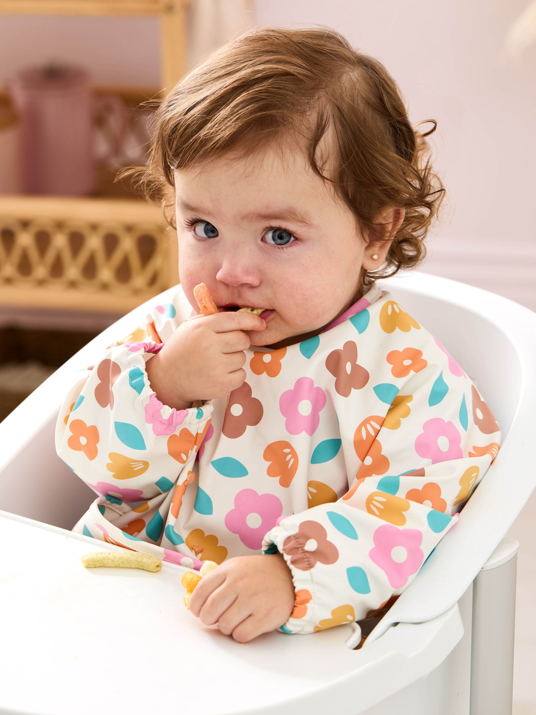 Pink Sleeved Bib