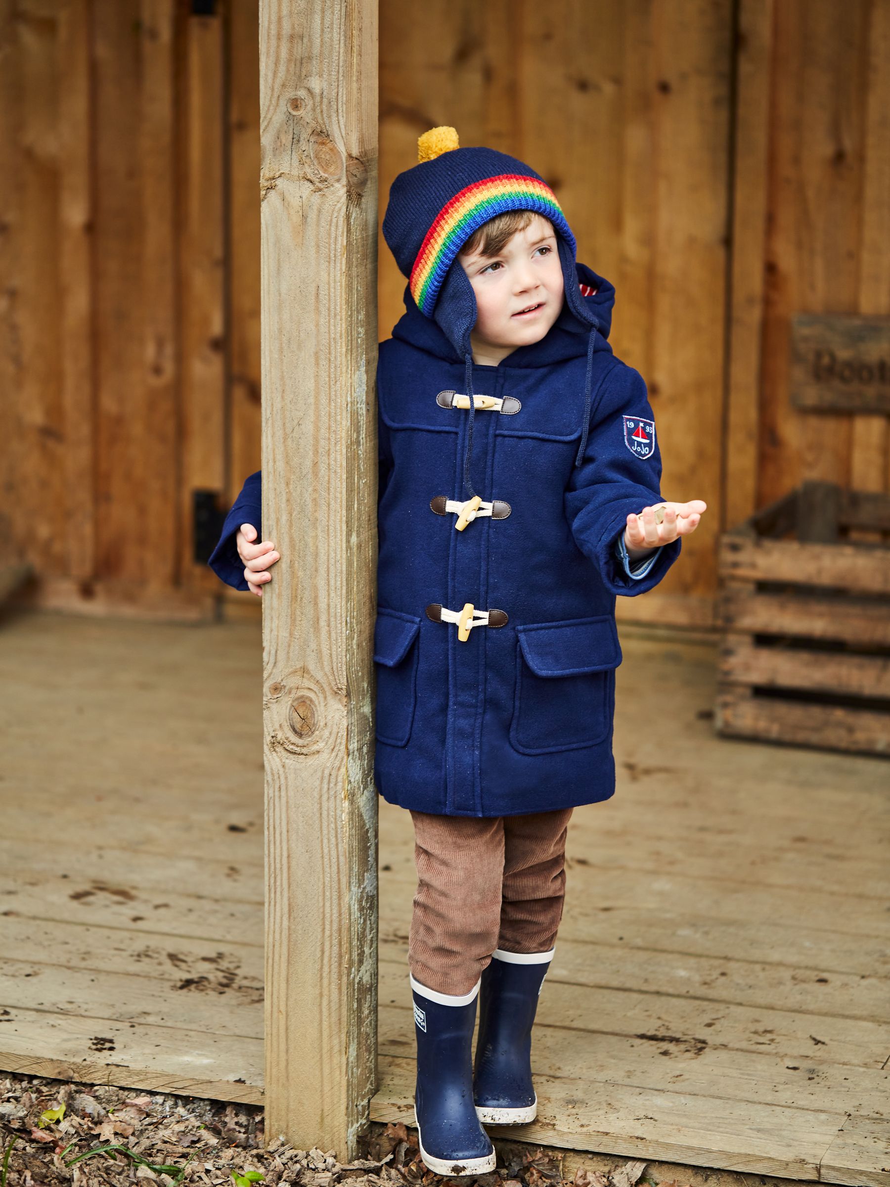 Navy Blue Duffle Coat