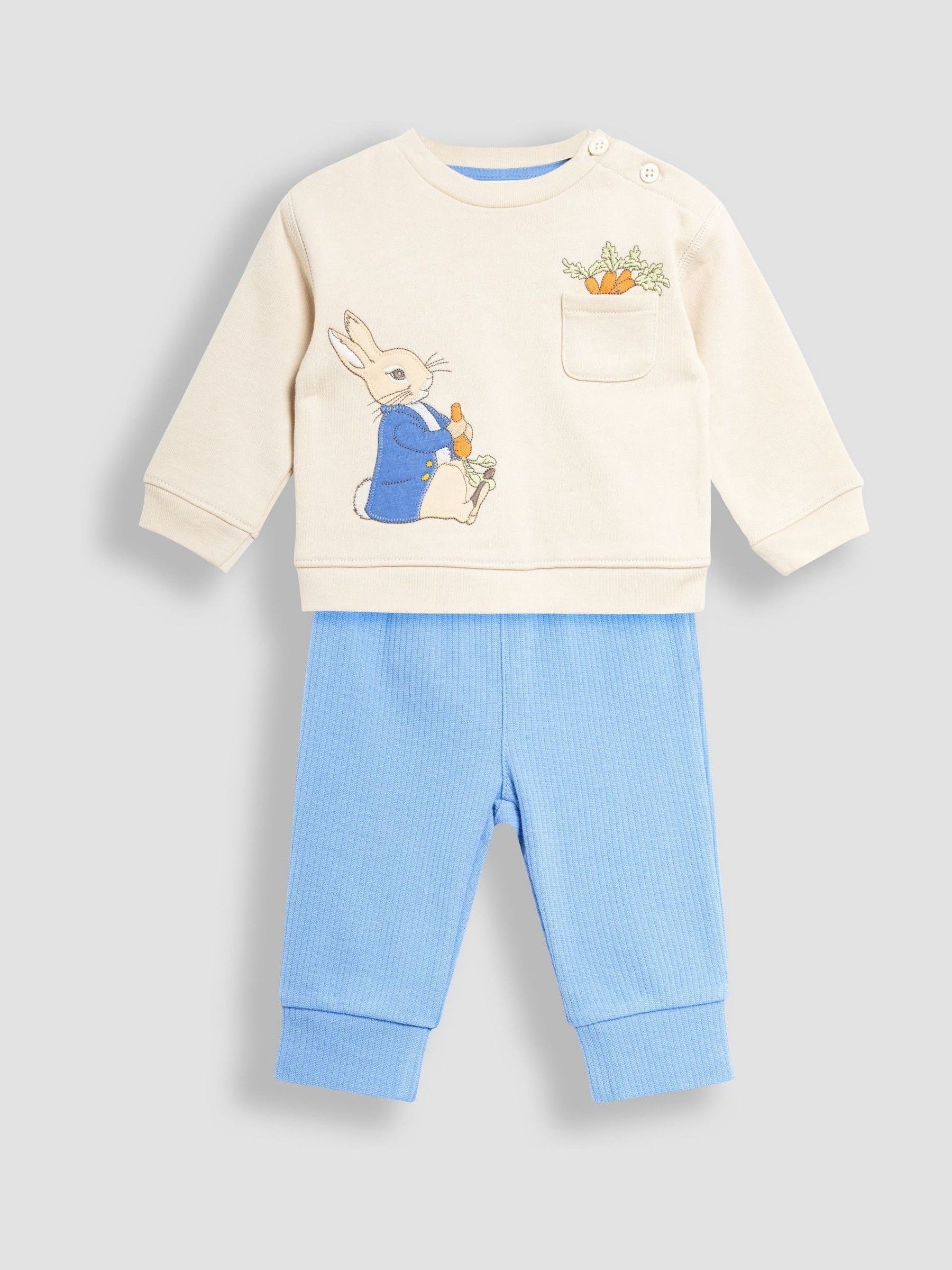 Cream Peter Rabbit Sweatshirt And Cosy Trousers Set
