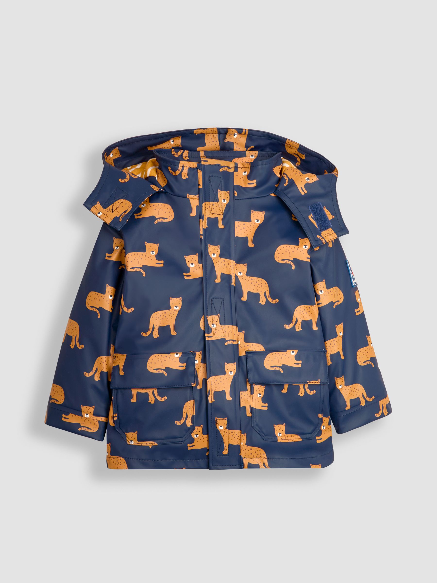 Navy Leopard 3 in 1 Waterproof Jacket
